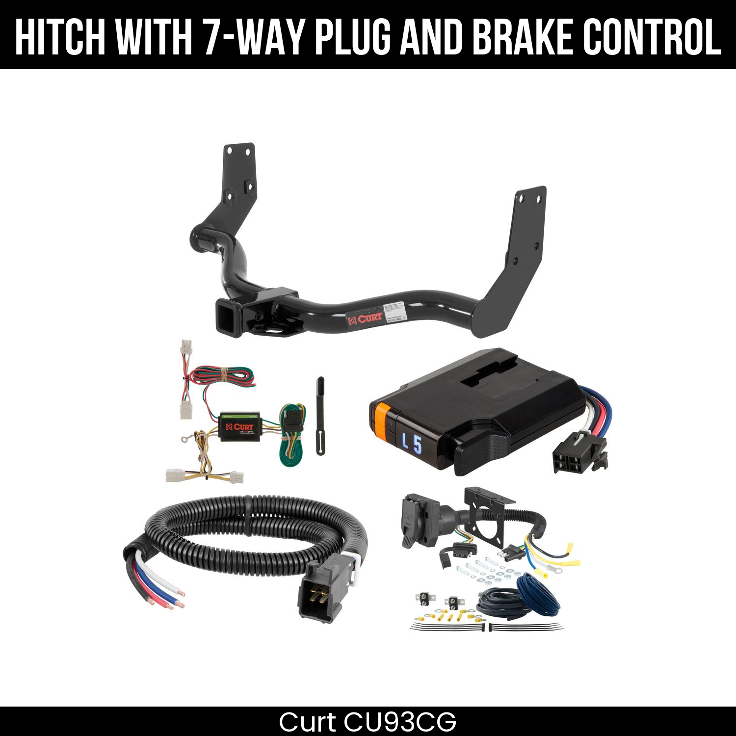 Trailer Hitch , 7-Way , Discovery Next Brake Control