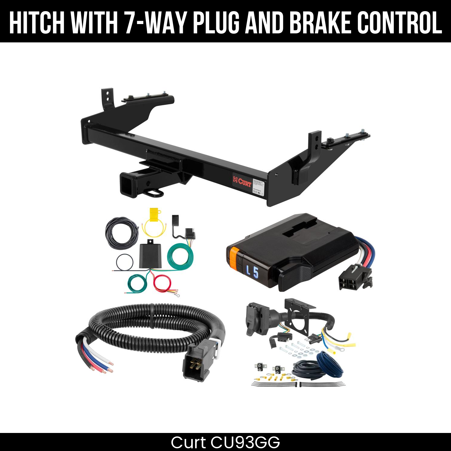 Trailer Hitch , 7-Way , Discovery Next Brake Control
