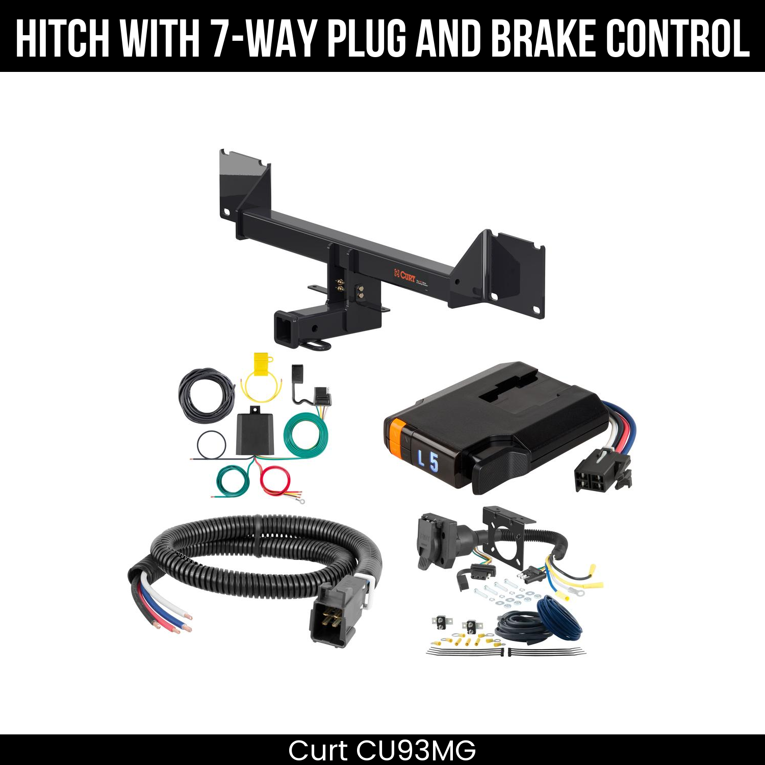 Trailer Hitch , 7-Way , Discovery Next Brake Control