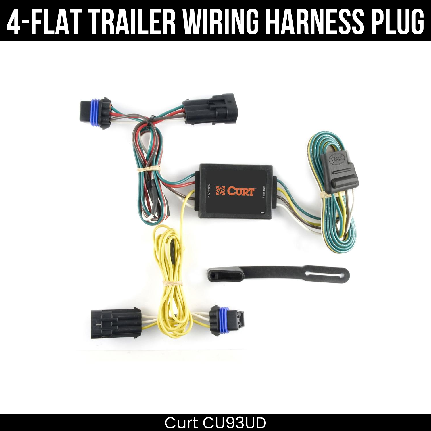 Trailer Wiring 4-Flat Plug Only