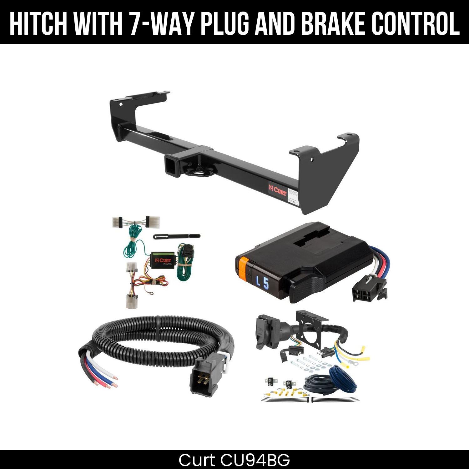 Trailer Hitch , 7-Way , Discovery Next Brake Control