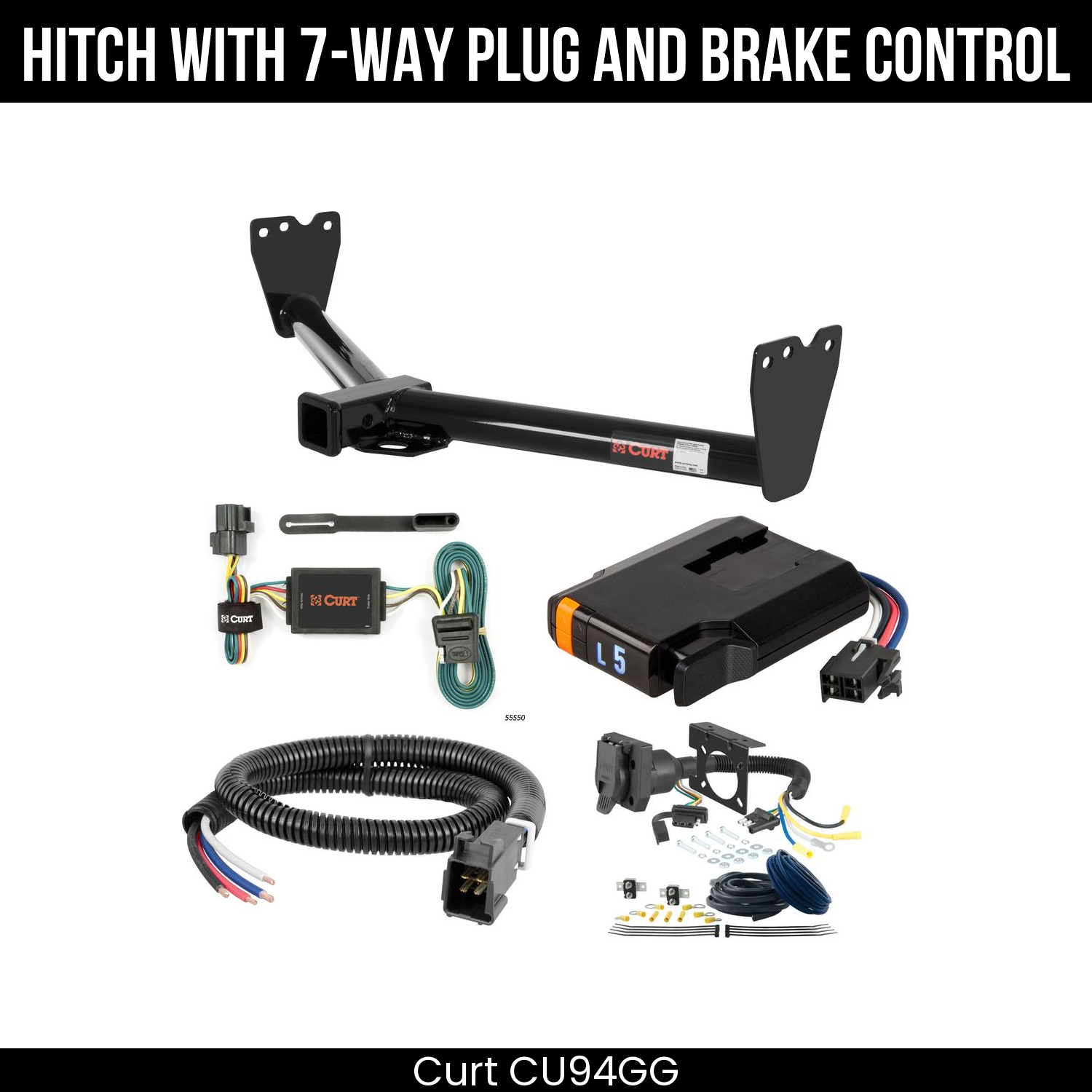 Trailer Hitch , 7-Way , Discovery Next Brake Control