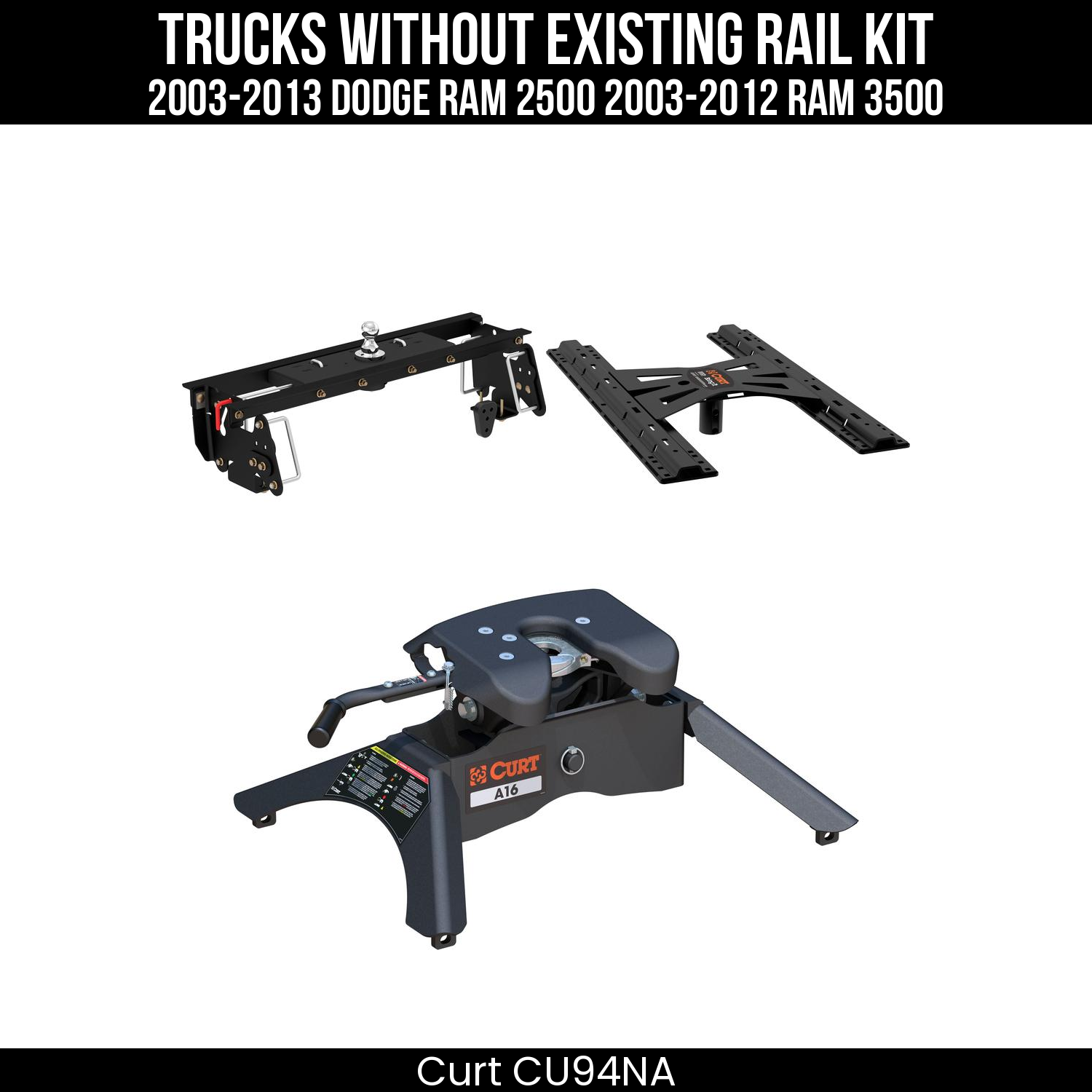 Double Lock Gooseneck Hitch,Under-Bed Gooseneck Install Brackets,X5 Gooseneck-5th Wheel Adapter,A16 5th Wheel Hitch Head,Replacement 5th Wheel Legs