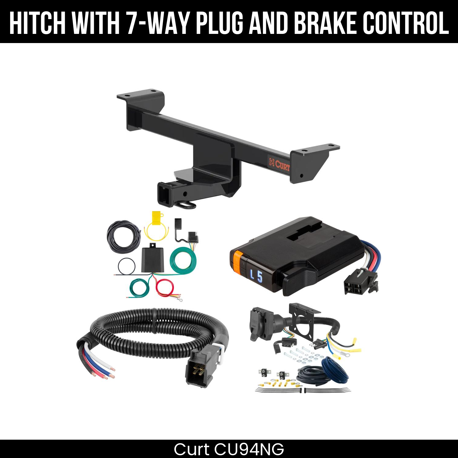 Trailer Hitch , 7-Way , Discovery Next Brake Control
