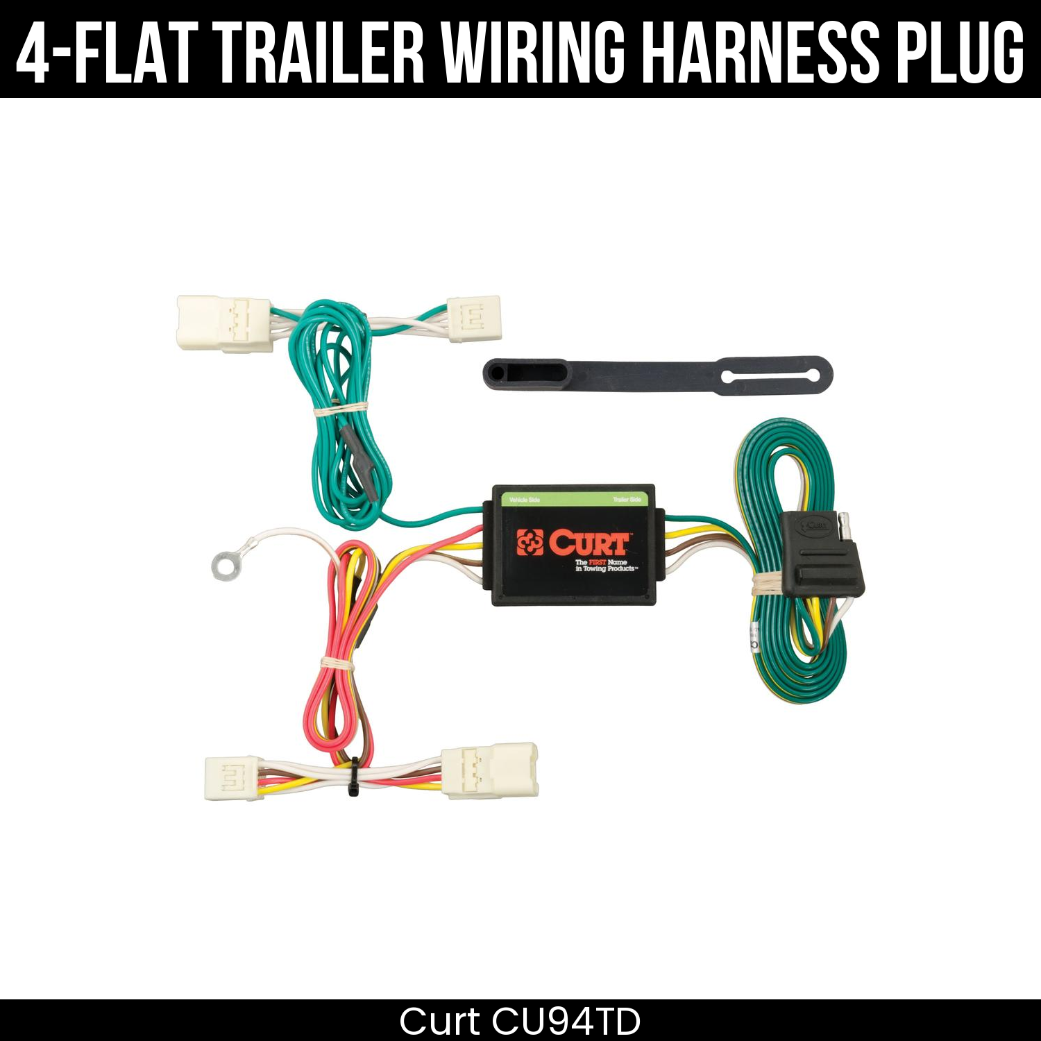 Trailer Wiring 4-Flat Plug Only