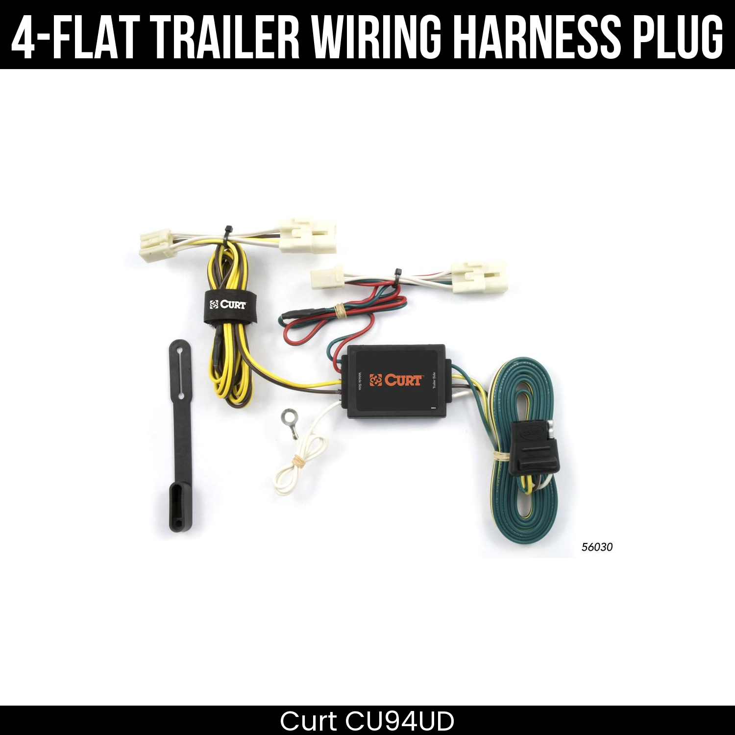 Trailer Wiring 4-Flat Plug Only