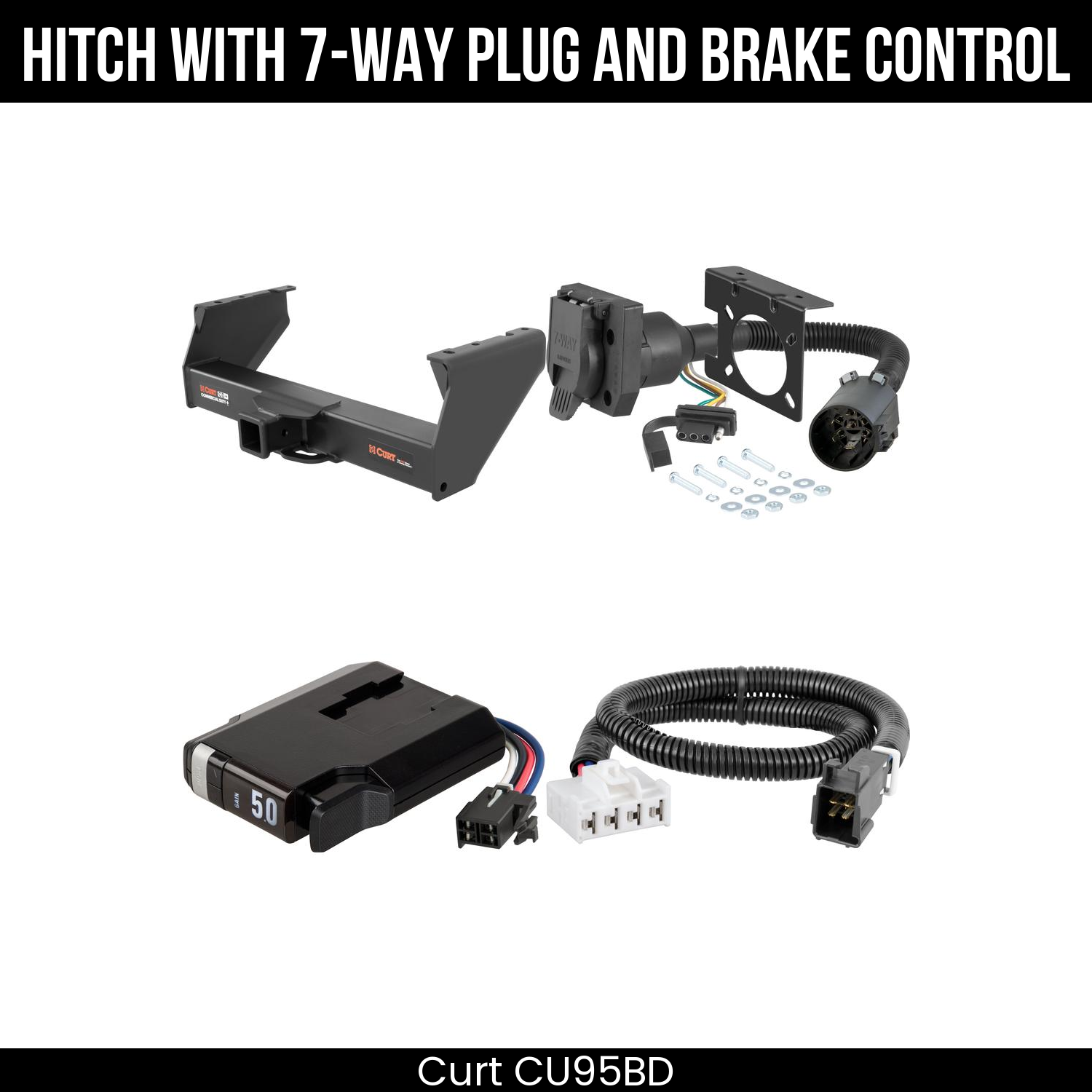 Trailer Hitch , 7-Way , TriFlex NEXT Brake Control