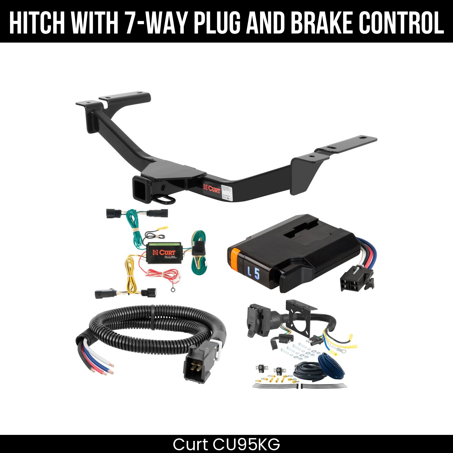Trailer Hitch , 7-Way , Discovery Next Brake Control