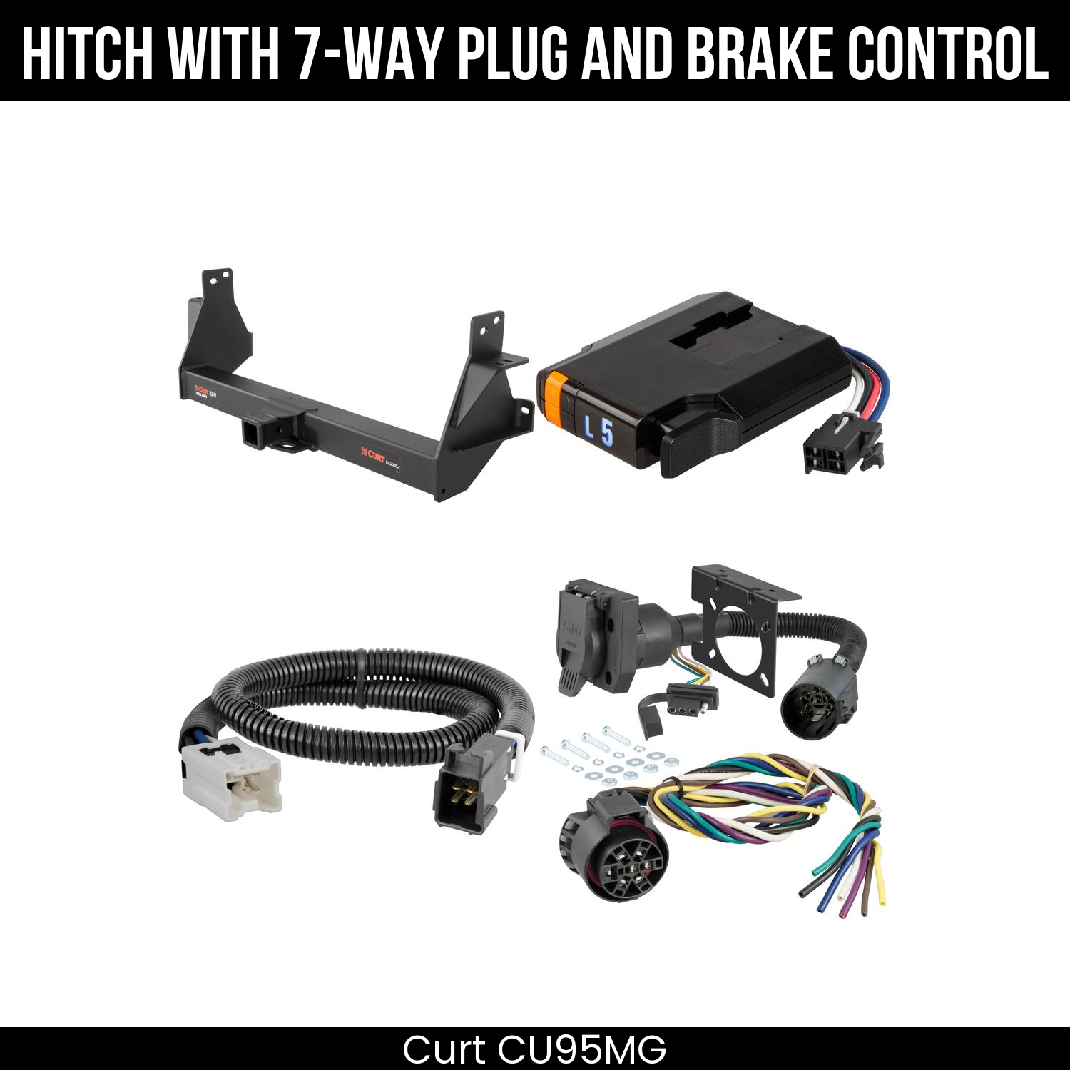Trailer Hitch , 7-Way , Discovery Next Brake Control