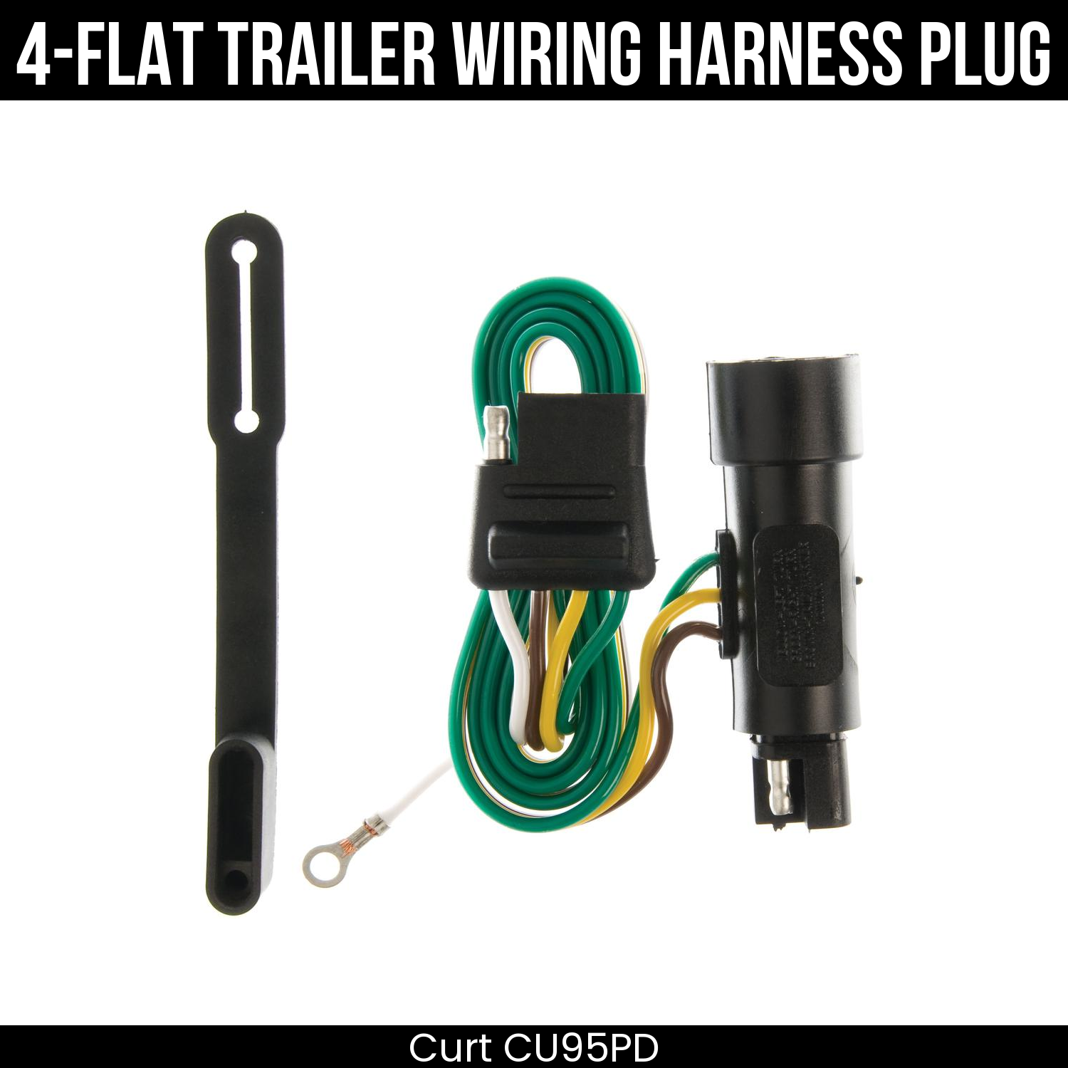 Trailer Wiring 4-Flat Plug Only