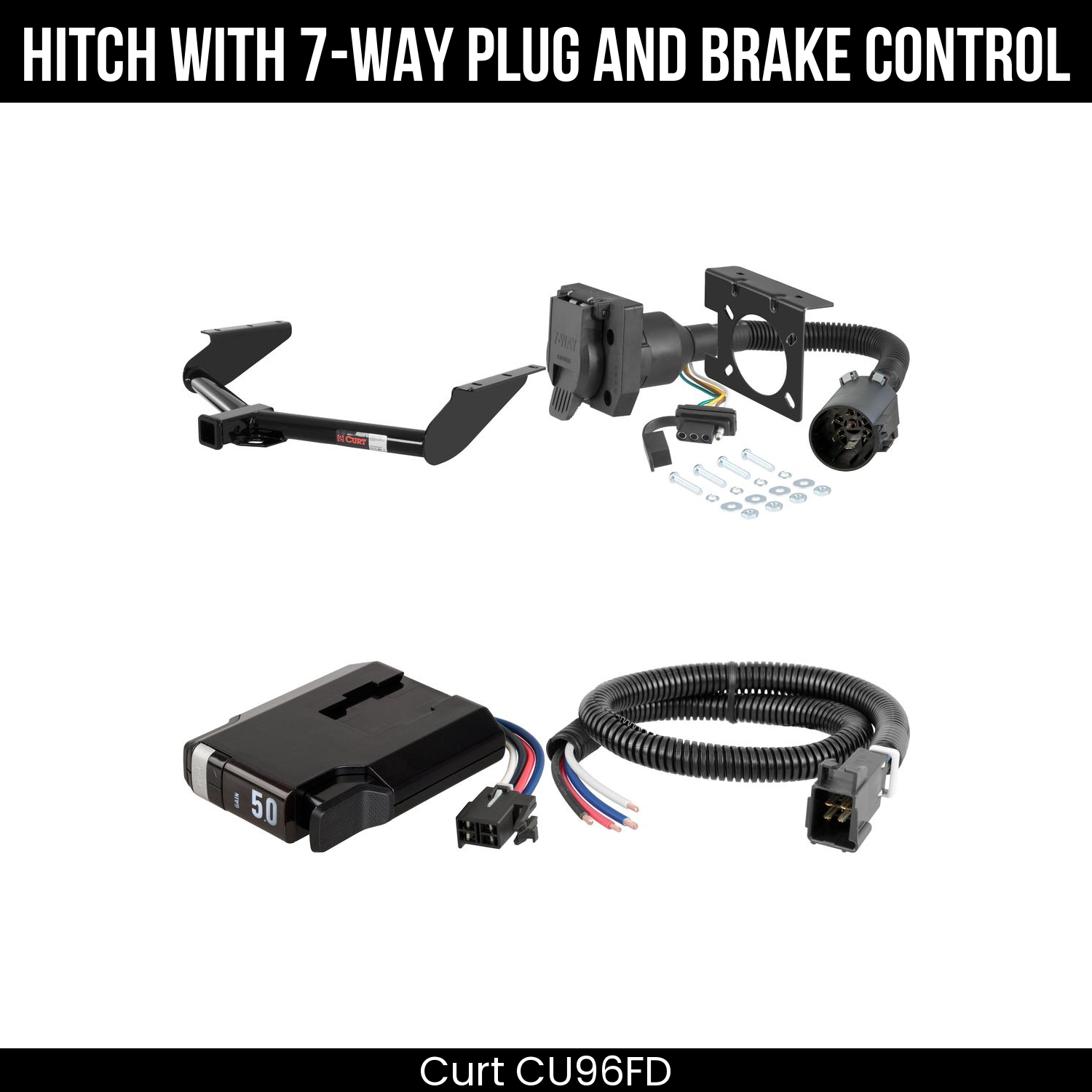 Trailer Hitch , 7-Way , TriFlex NEXT Brake Control