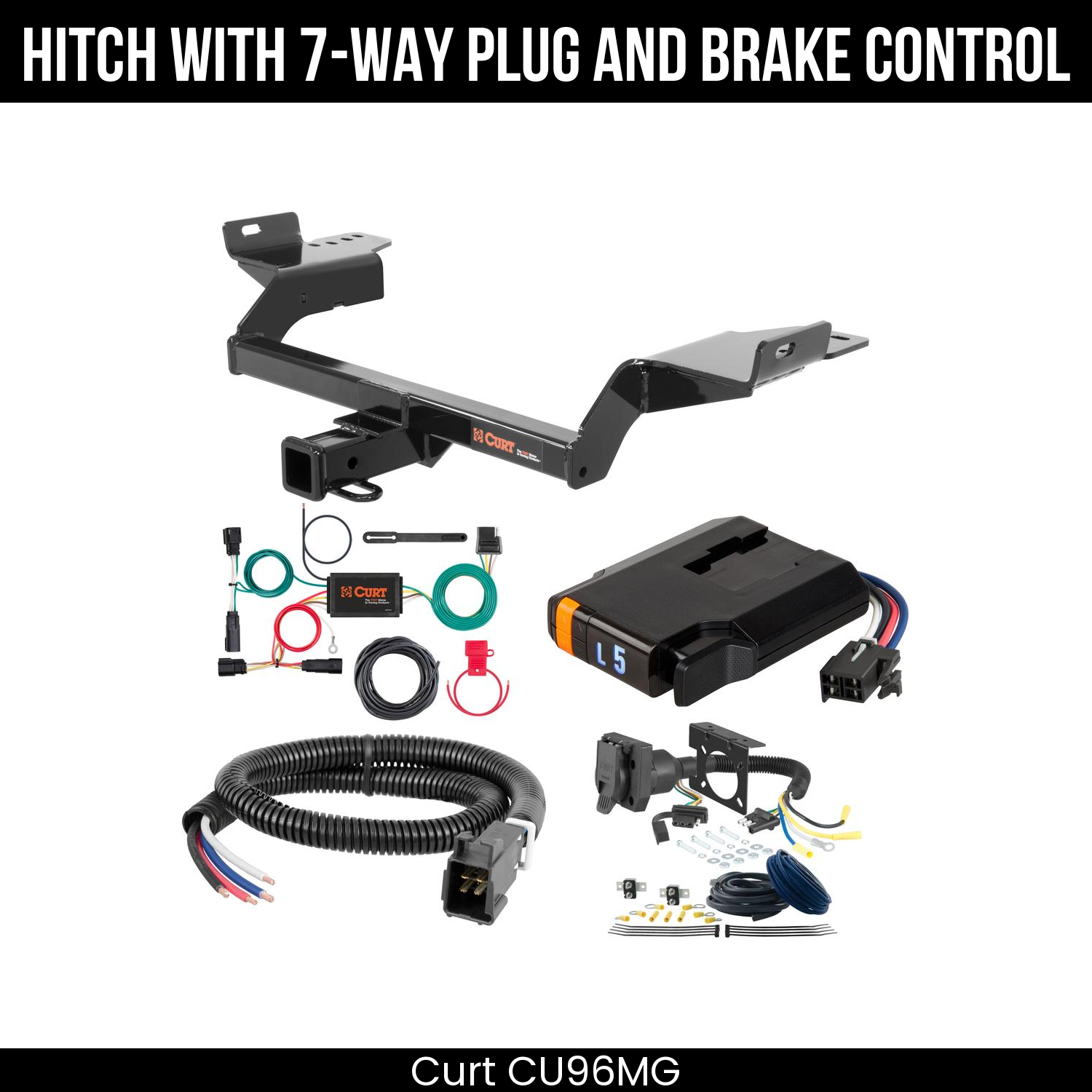 Trailer Hitch , 7-Way , Discovery Next Brake Control