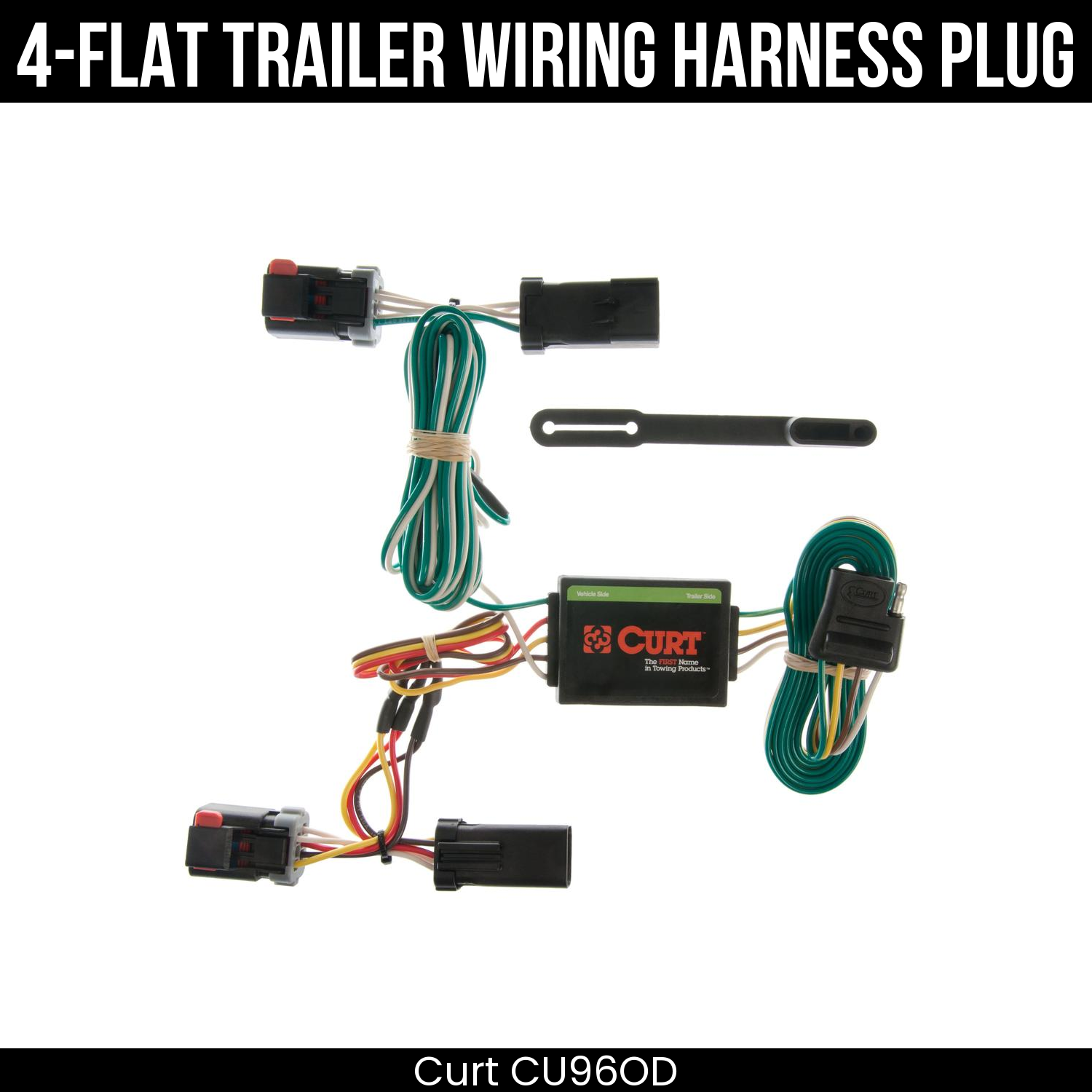 Trailer Wiring 4-Flat Plug Only