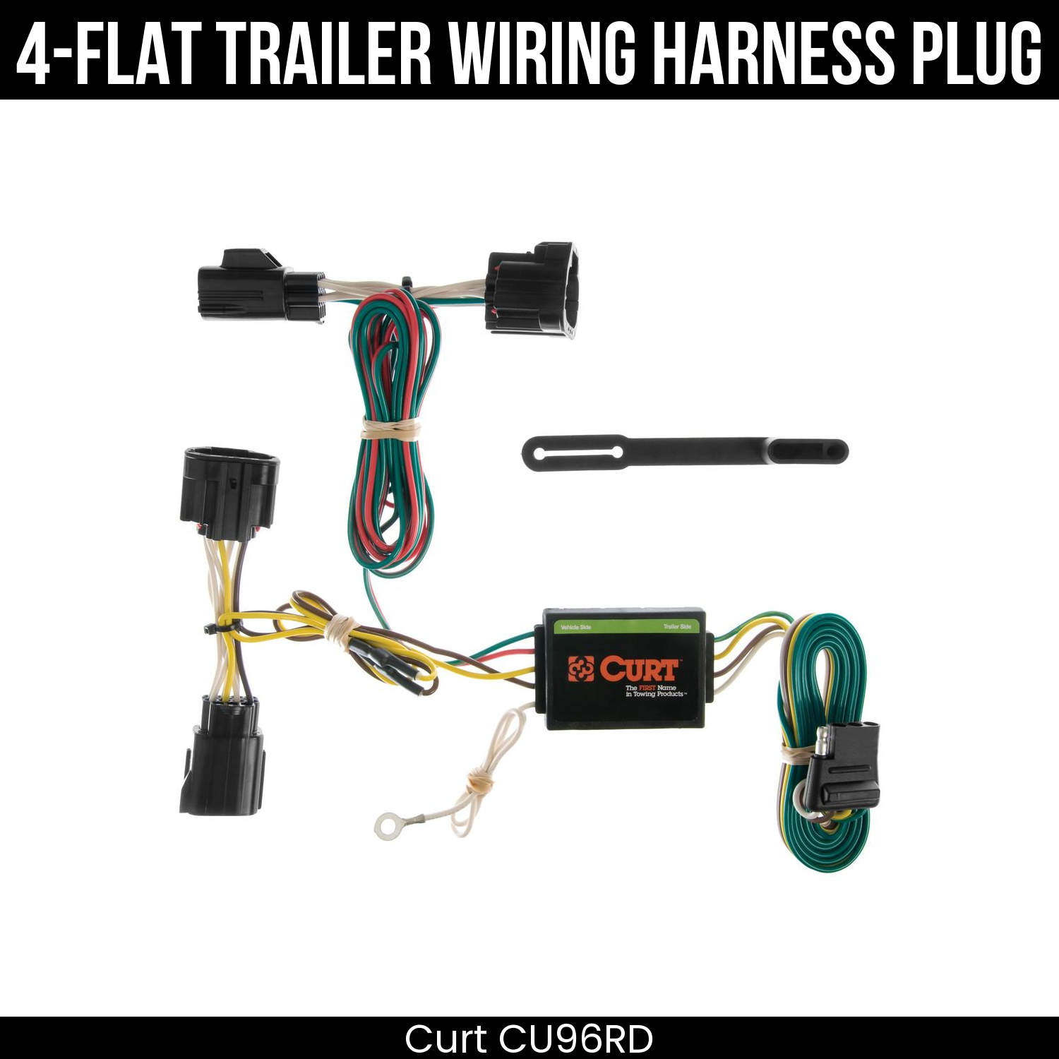 Trailer Wiring 4-Flat Plug Only