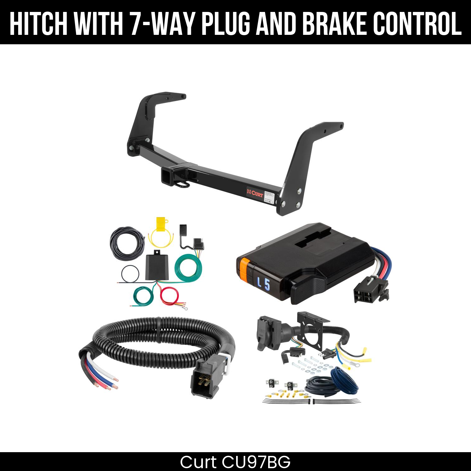 Trailer Hitch , 7-Way , Discovery Next Brake Control