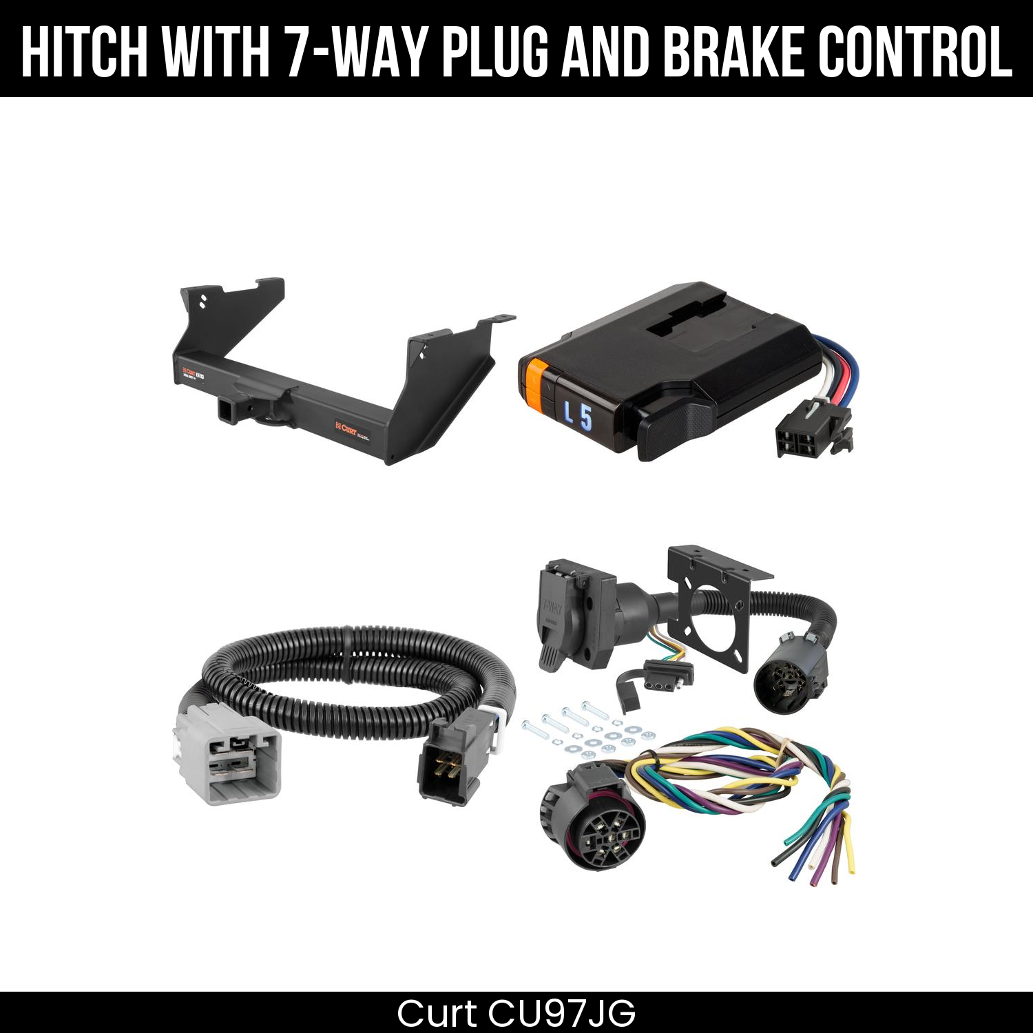 Trailer Hitch , 7-Way , Discovery Next Brake Control