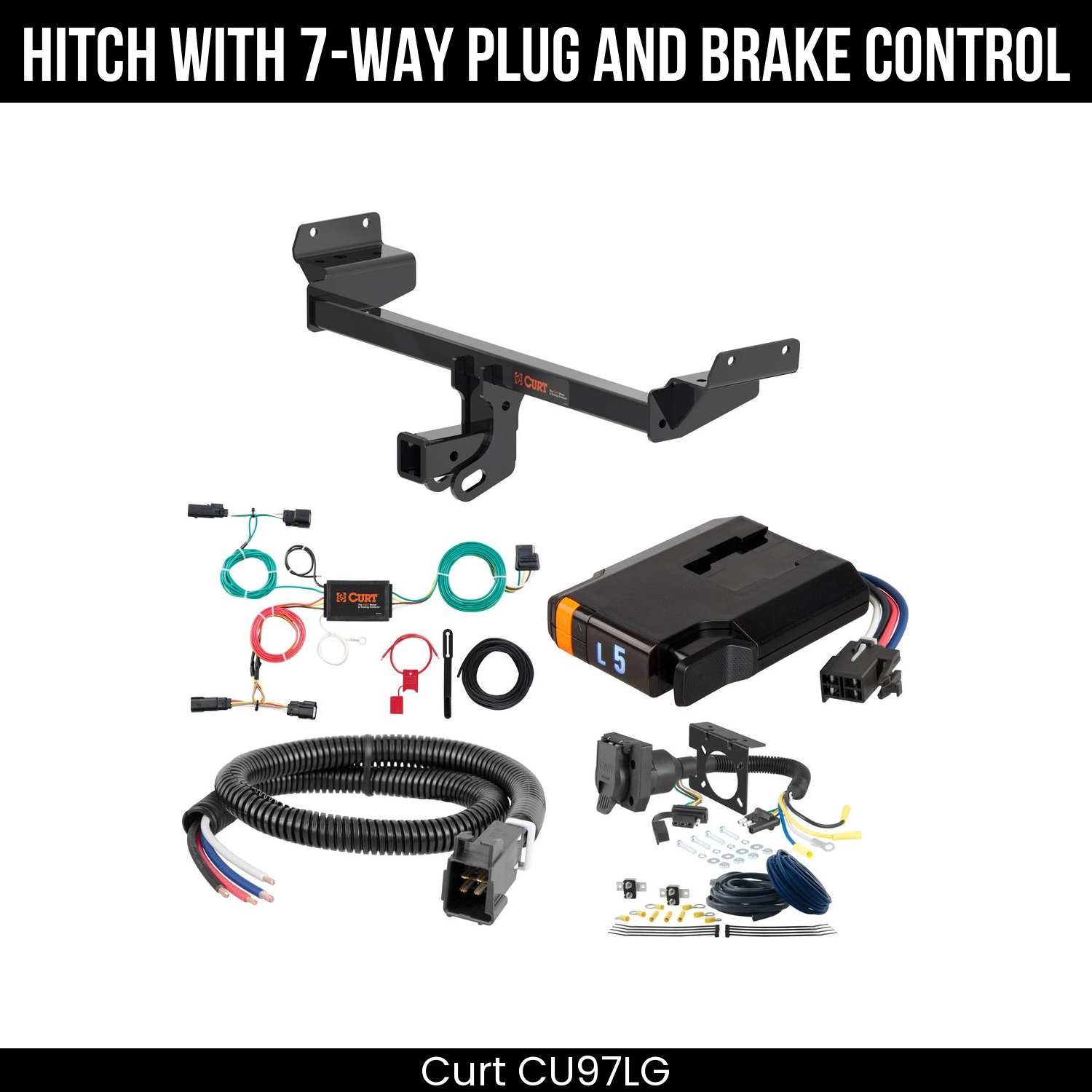 Trailer Hitch , 7-Way , Discovery Next Brake Control