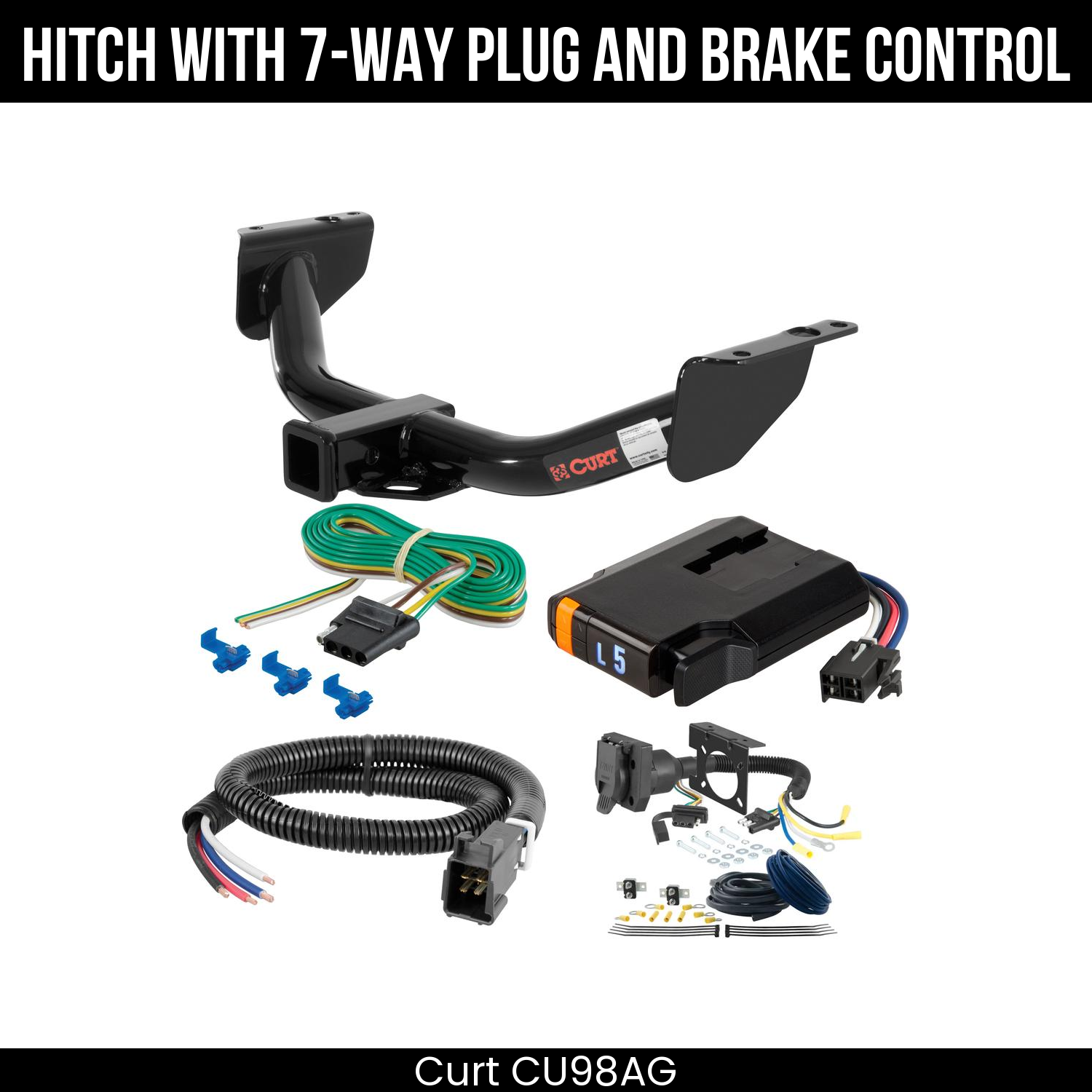 Trailer Hitch , 7-Way , Discovery Next Brake Control