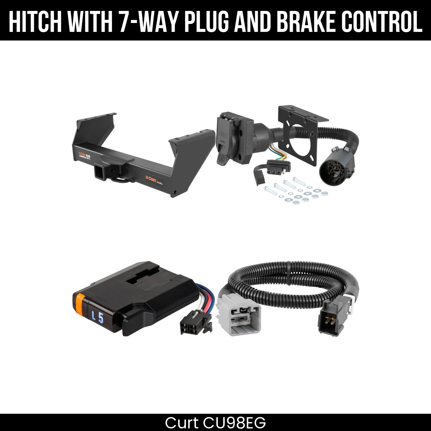 Trailer Hitch , 7-Way , Discovery Next Brake Control