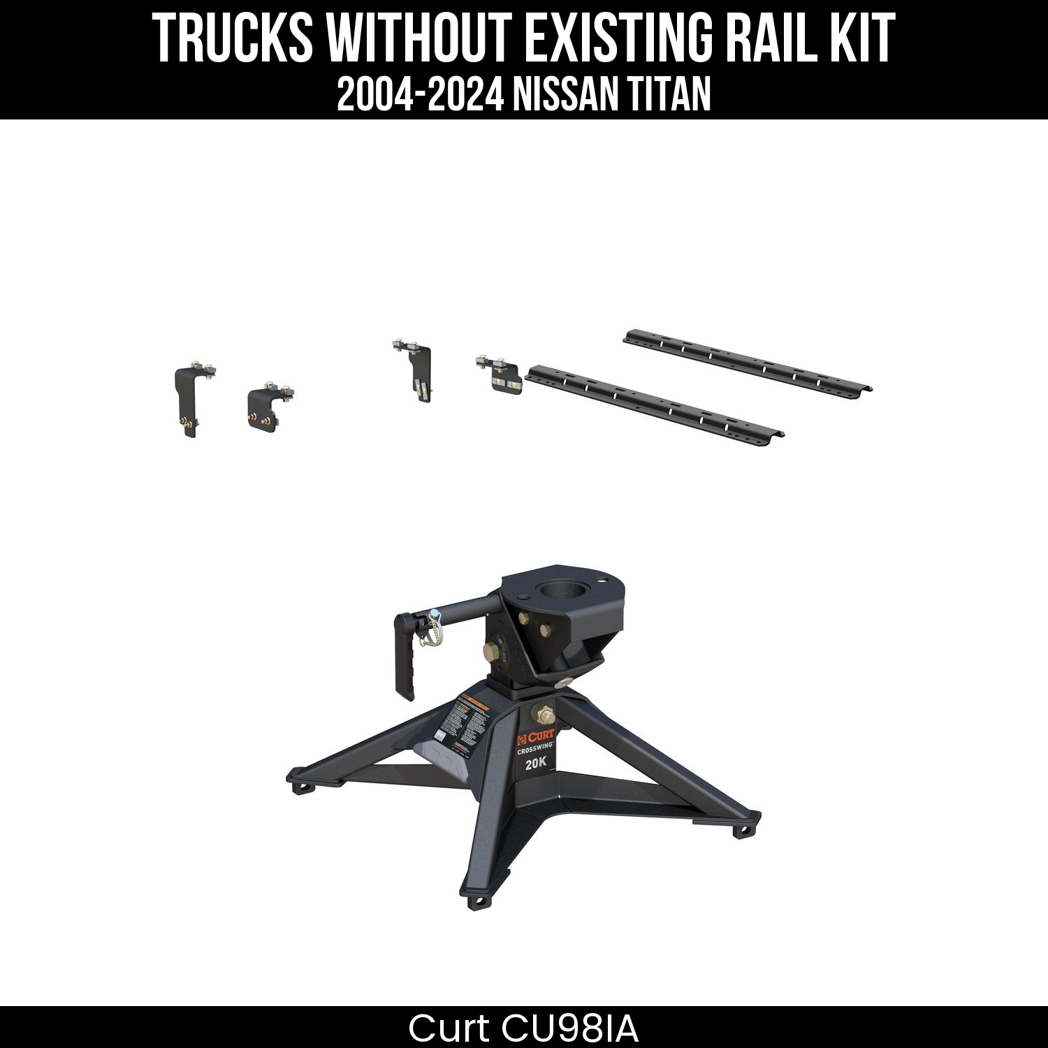 Custom 5th Wheel Brackets,Universal 5th Wheel Base Rails,CrossWing 5th Wheel Hitch
