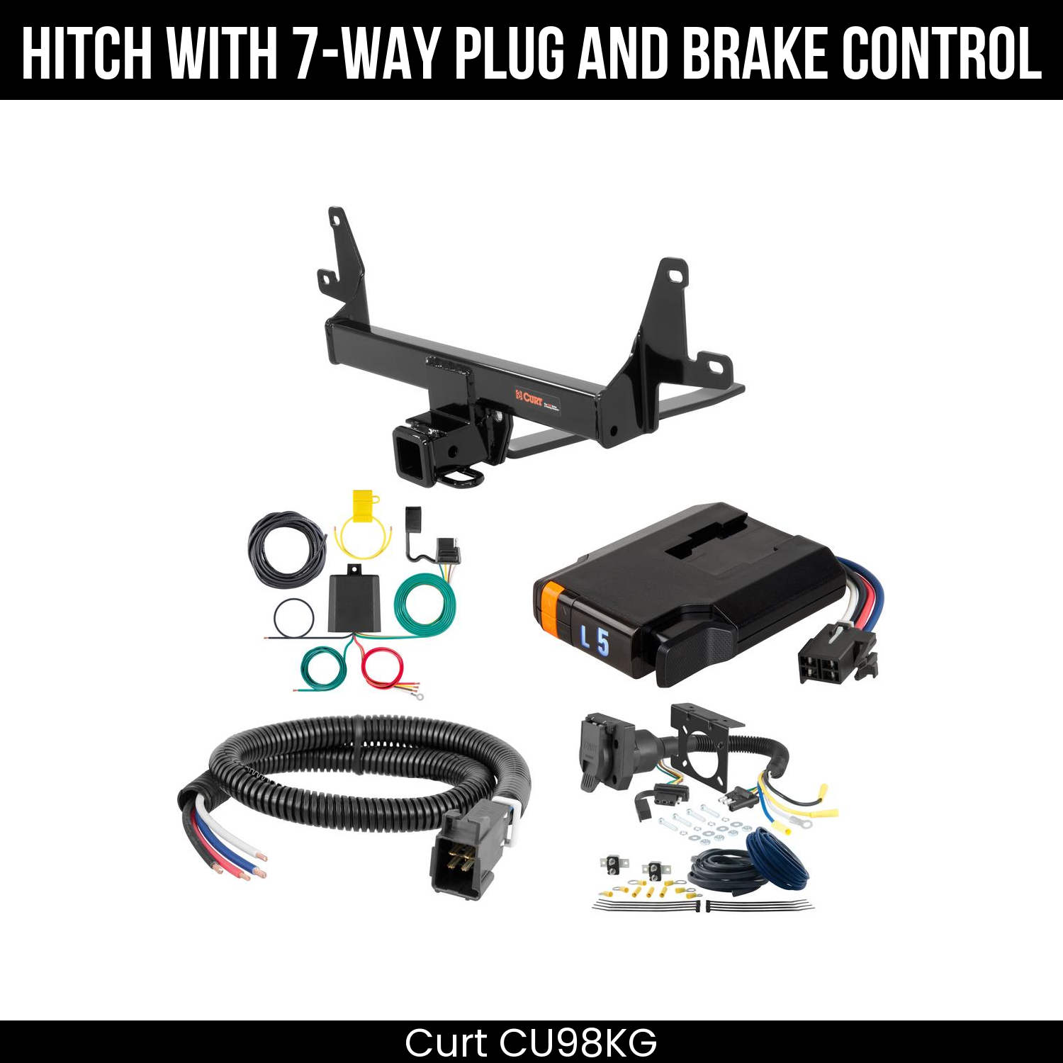 Trailer Hitch , 7-Way , Discovery Next Brake Control