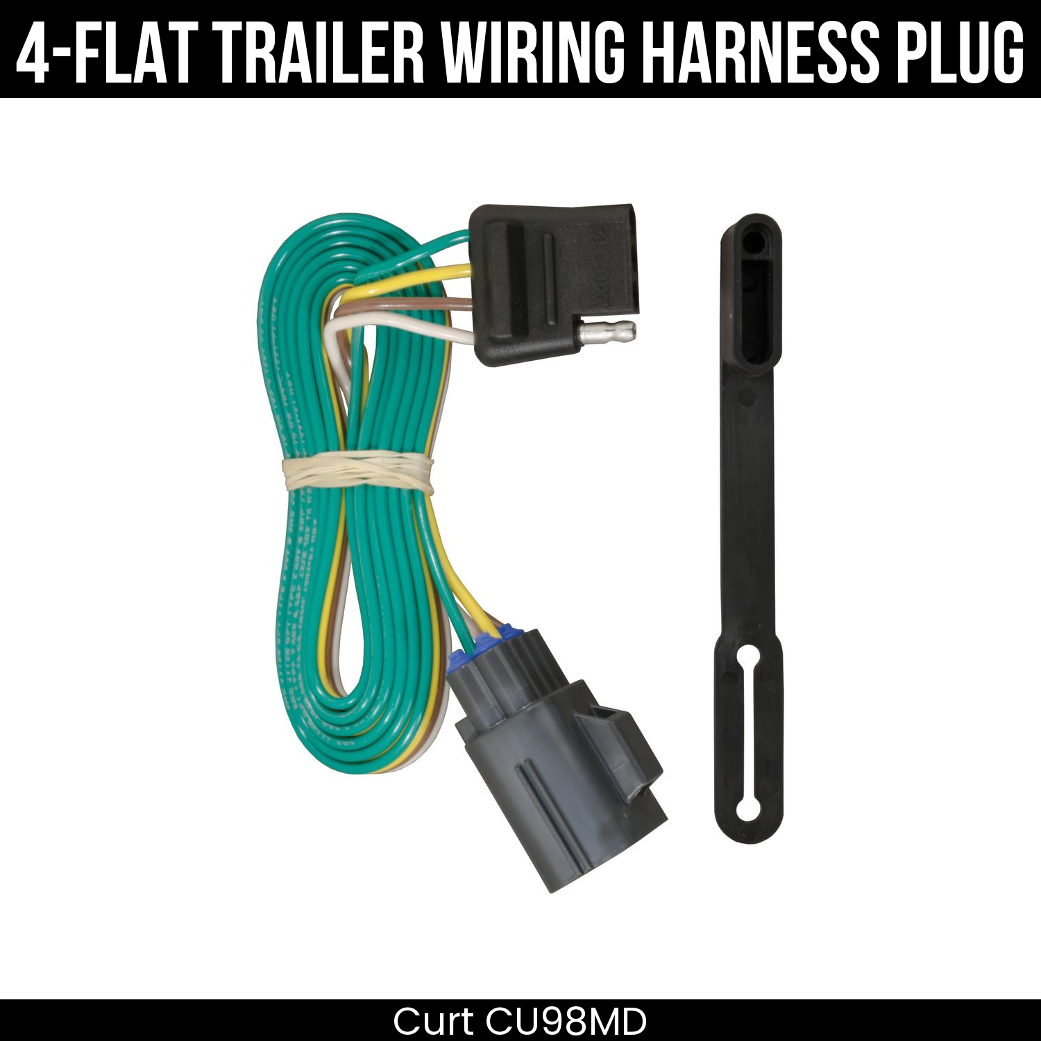 Trailer Wiring 4-Flat Plug Only
