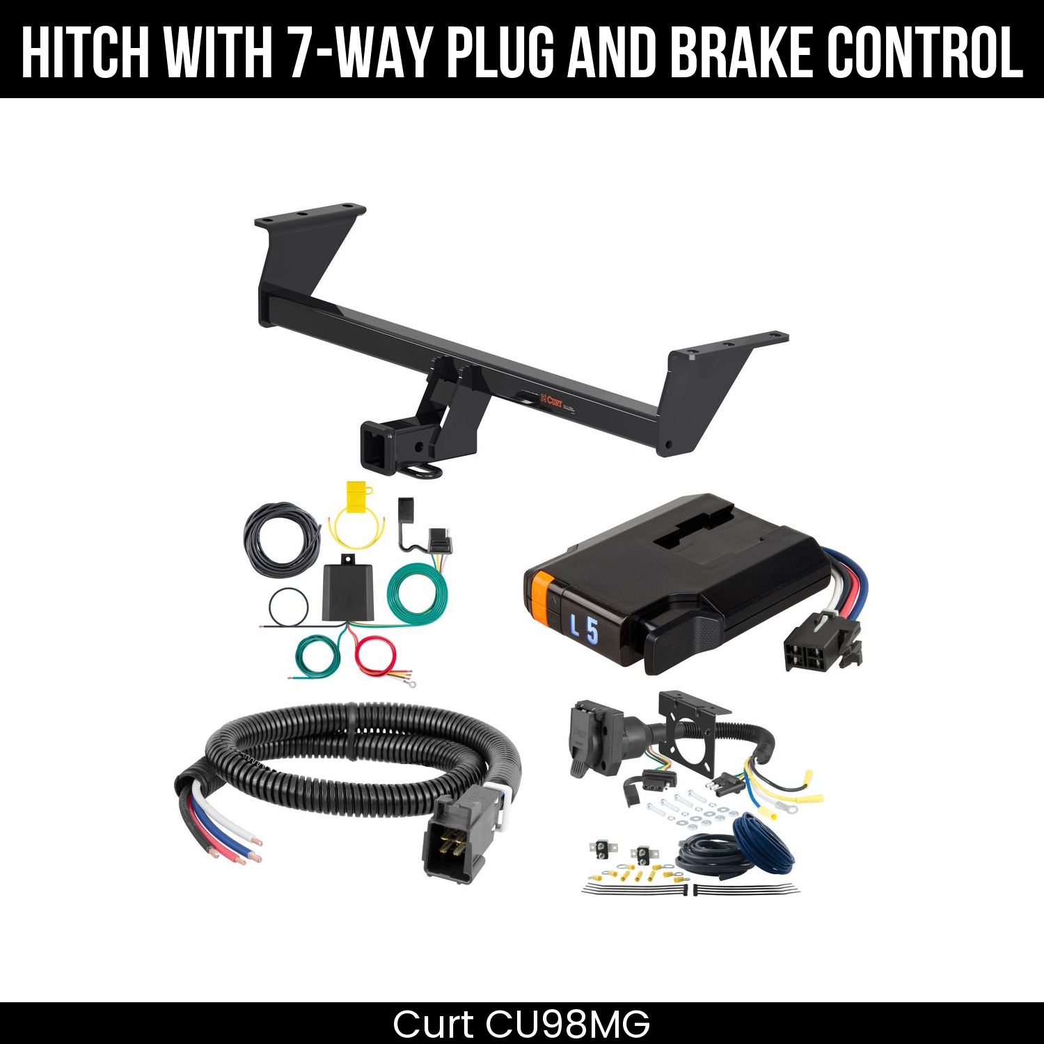 Trailer Hitch , 7-Way , Discovery Next Brake Control