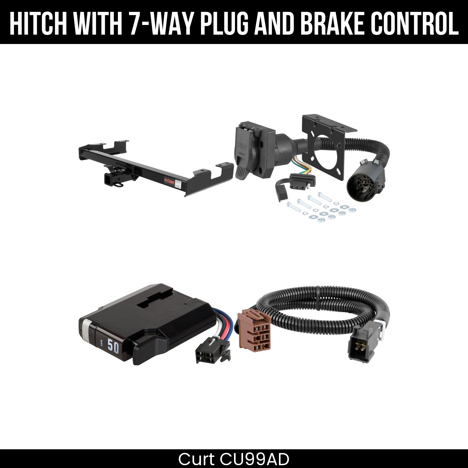 Trailer Hitch , 7-Way , TriFlex NEXT Brake Control