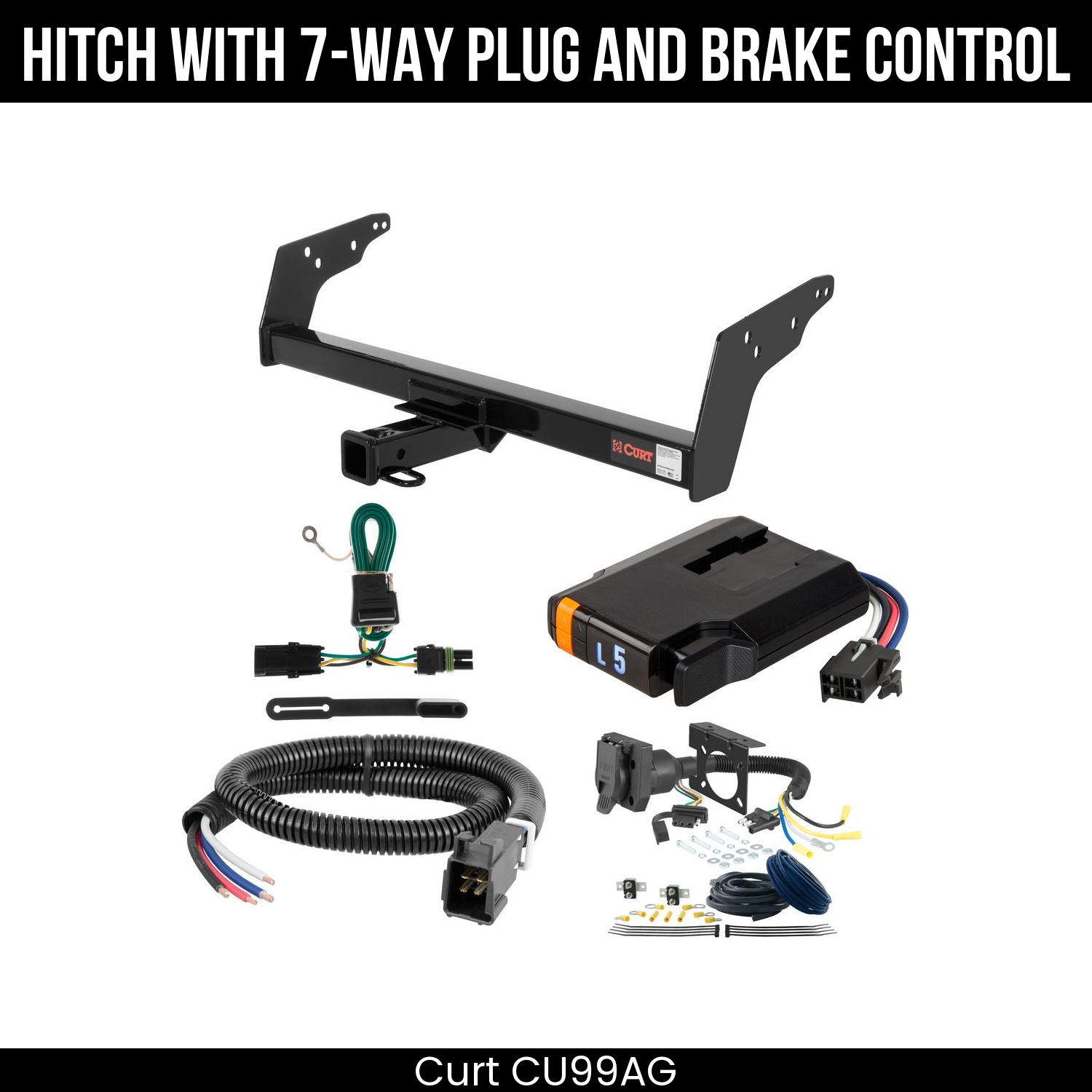 Trailer Hitch , 7-Way , Discovery Next Brake Control