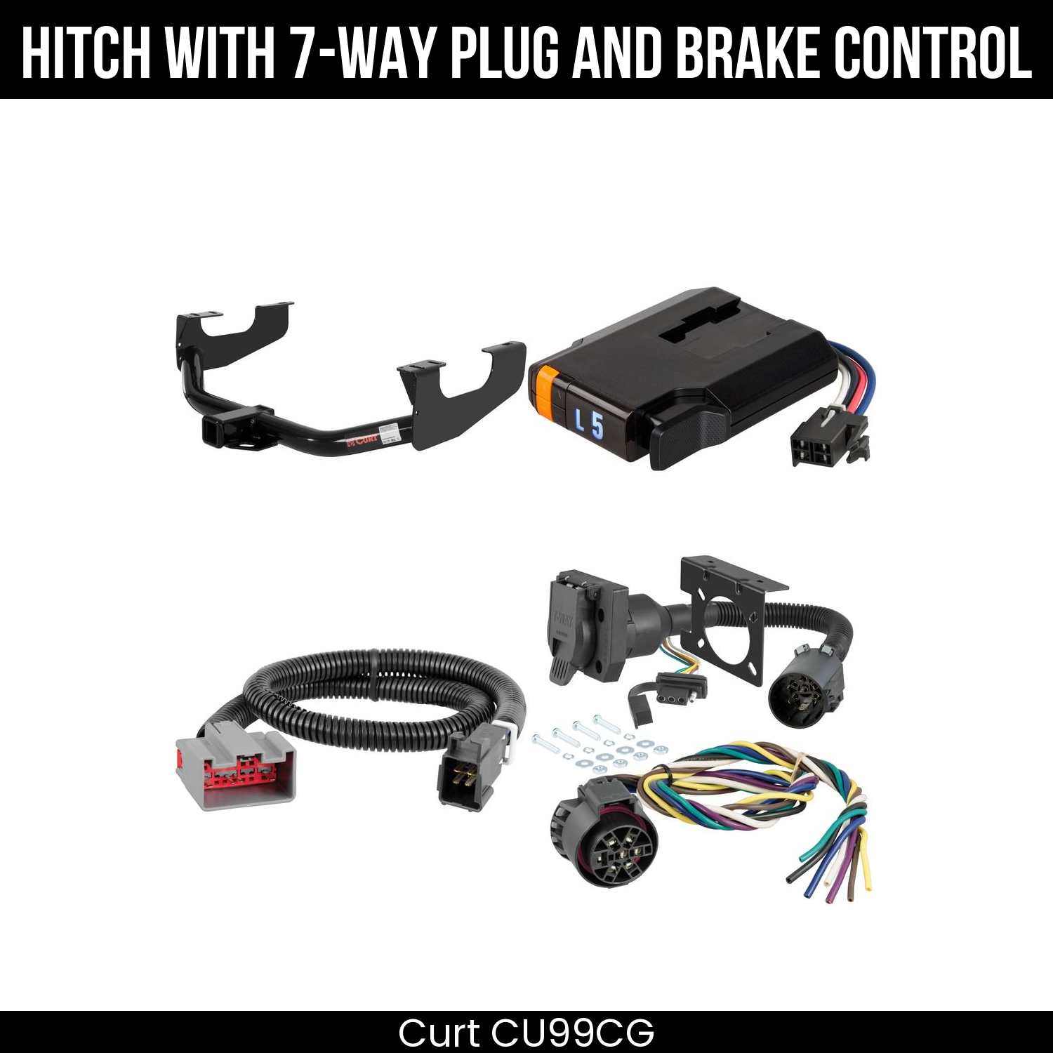 Trailer Hitch , 7-Way , Discovery Next Brake Control
