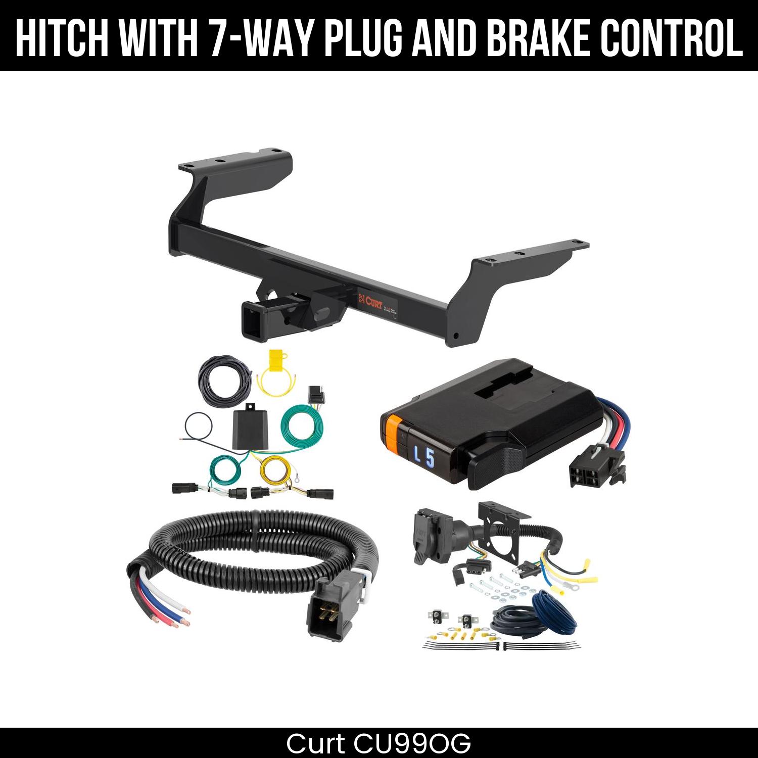 Trailer Hitch , 7-Way , Discovery Next Brake Control