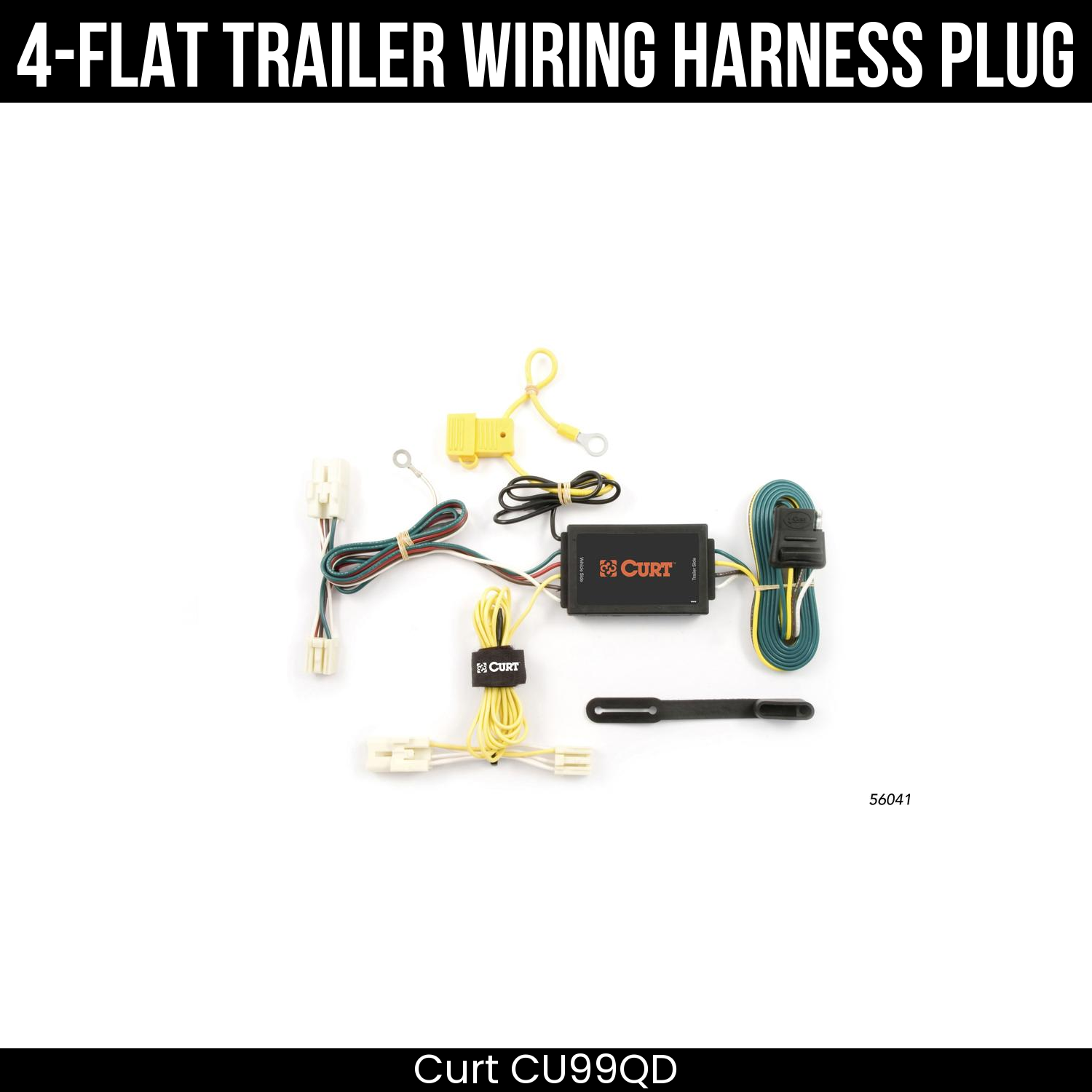 Trailer Wiring 4-Flat Plug Only