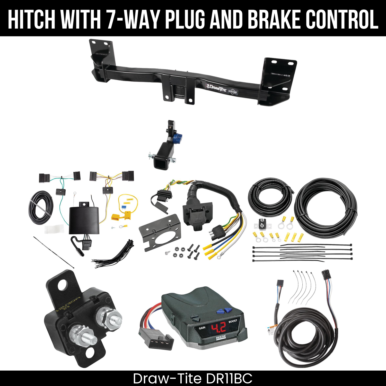Trailer Hitch , 7-Way , Reese Brake EVN Control