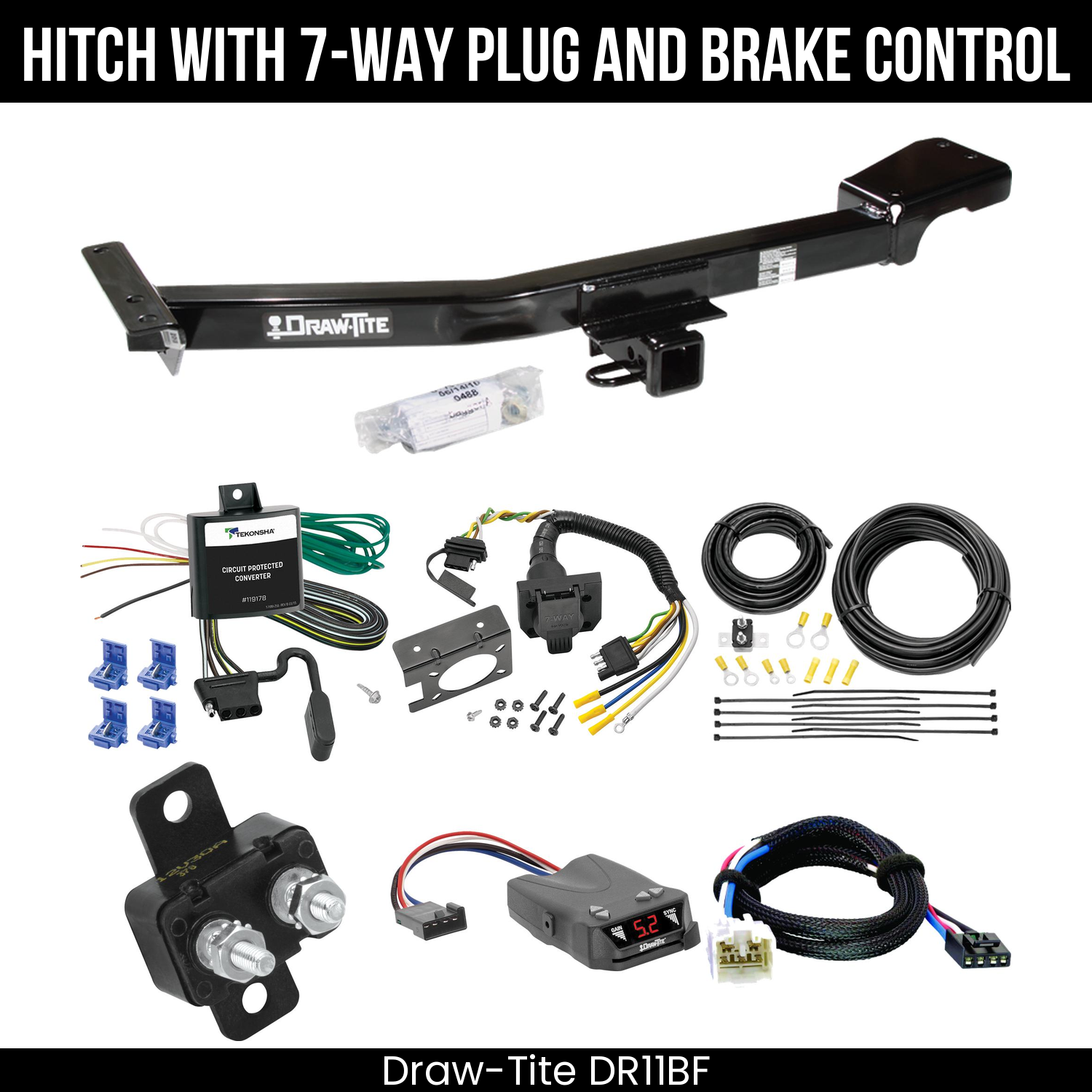 Trailer Hitch , 7-Way , Draw-Tite Activator IV Brake Control