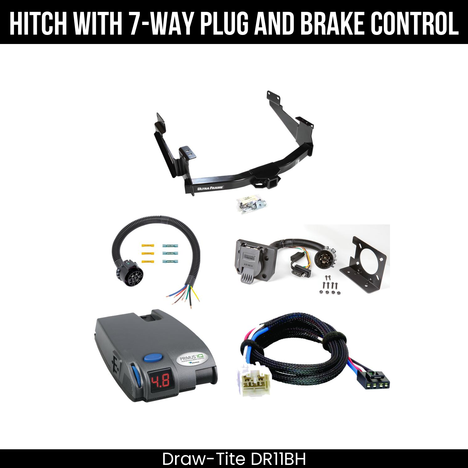 Trailer Hitch , 7-Way , Tekonsha Primus IQ Brake Control
