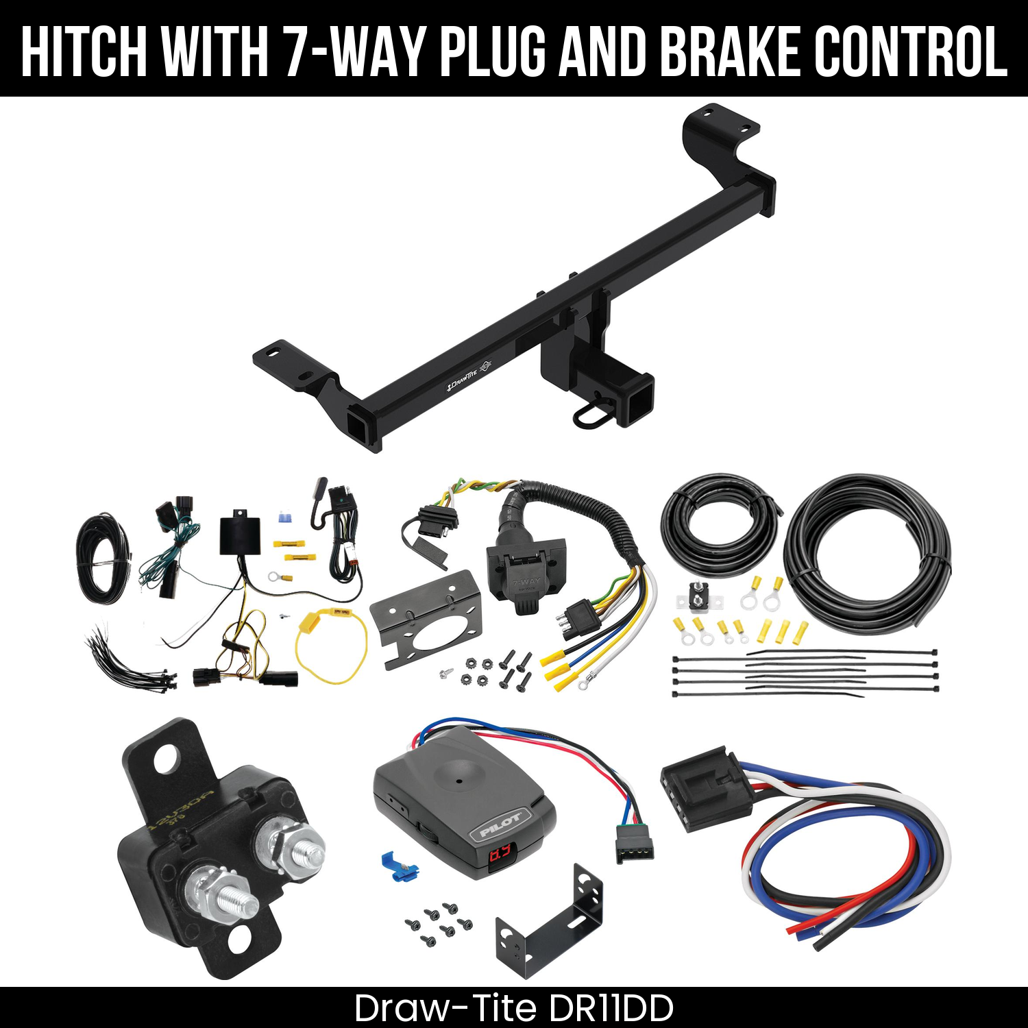 Trailer Hitch , 7-Way , Pro Series Pilot Brake Control