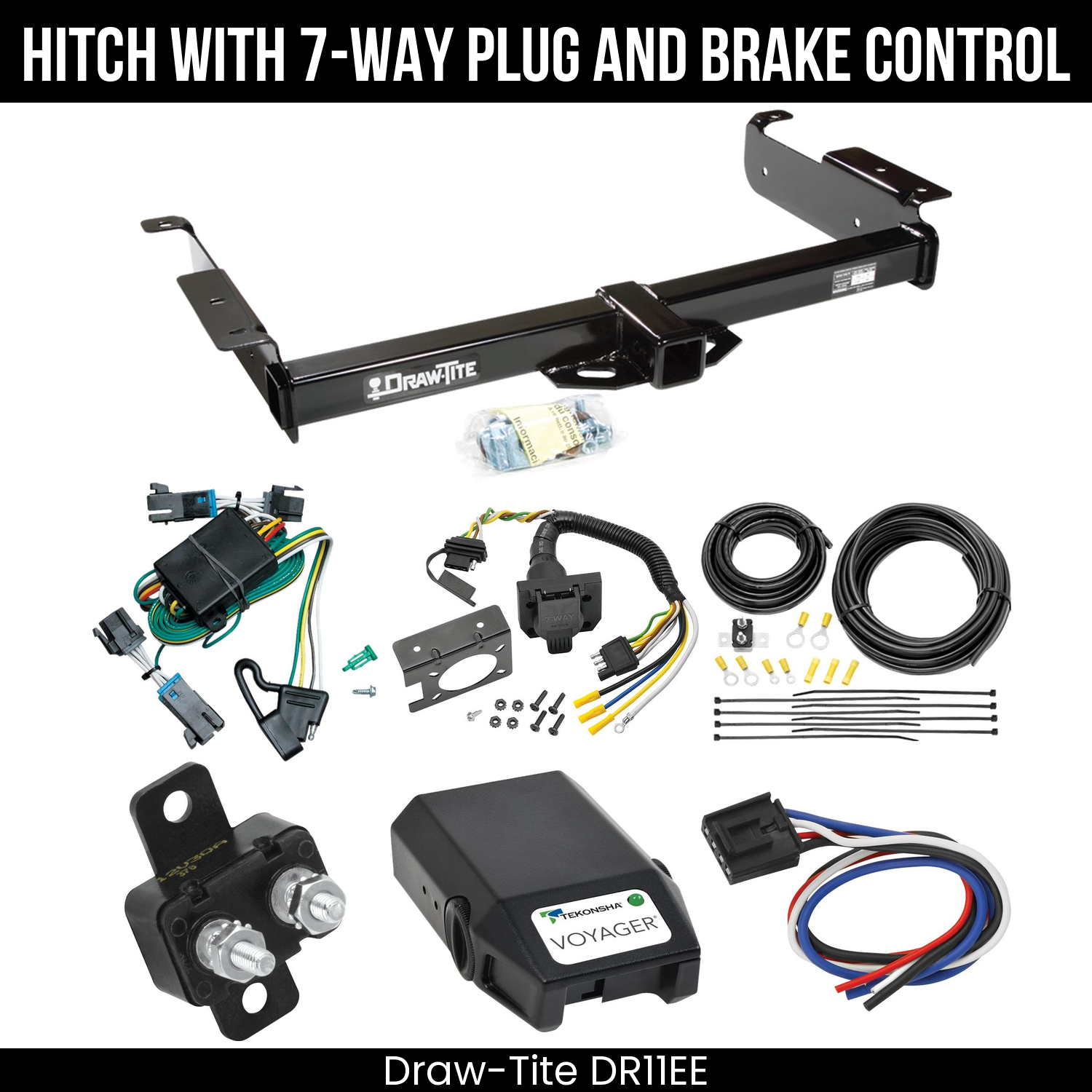 Trailer Hitch , 7-Way , Tekonsha Voyager Brake Control