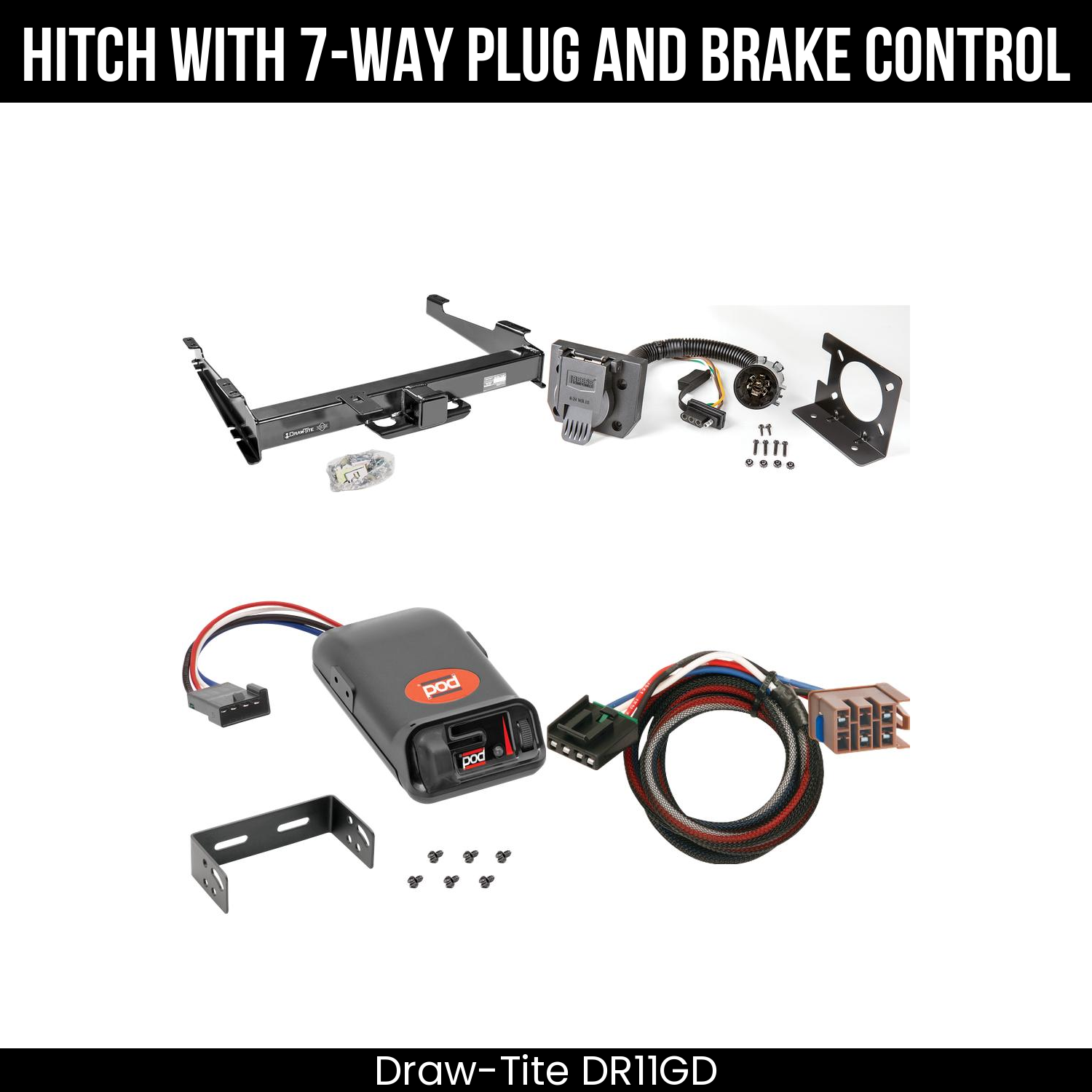 Trailer Hitch , 7-Way , Pro Series POD Brake Control