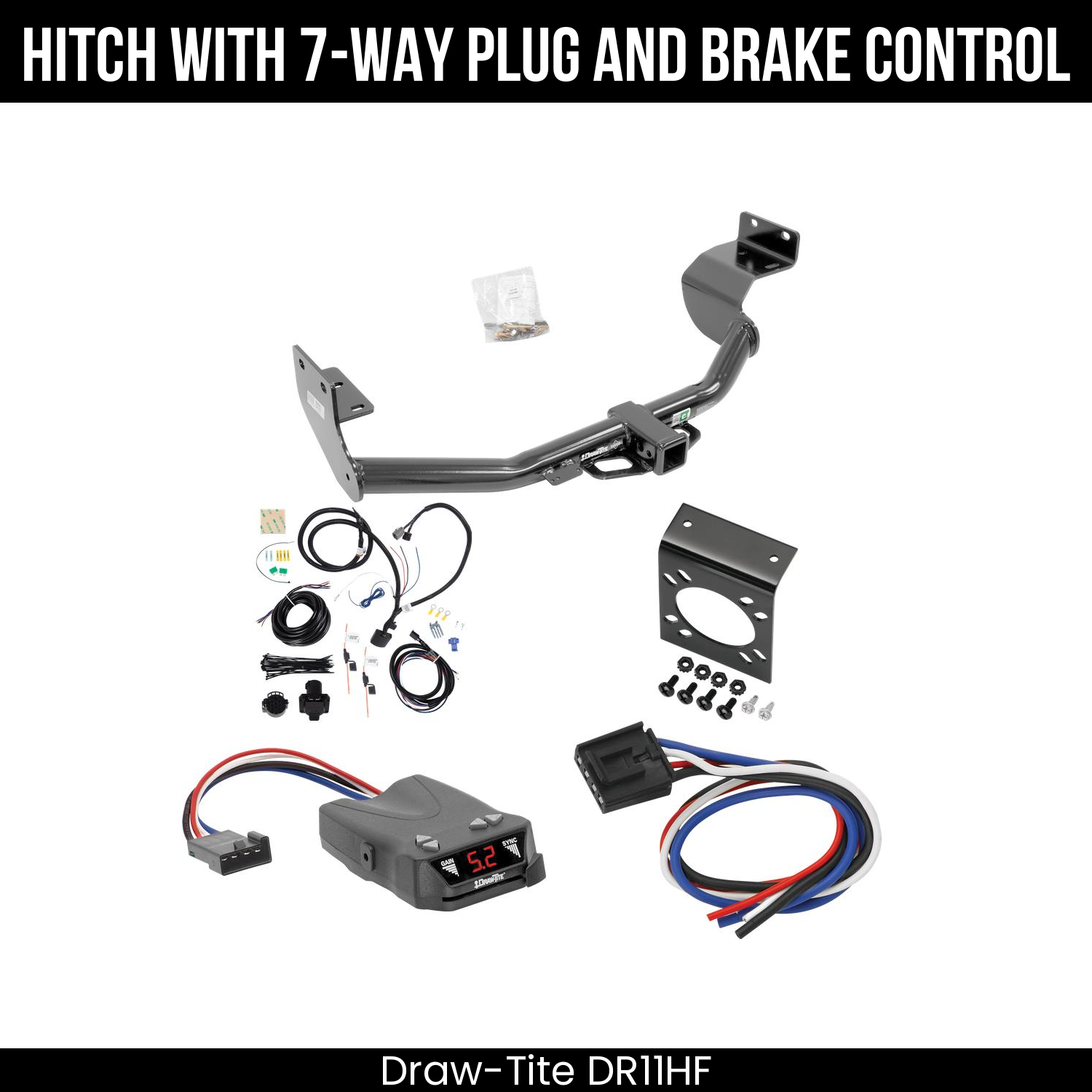 Trailer Hitch , 7-Way , Draw-Tite Activator IV Brake Control