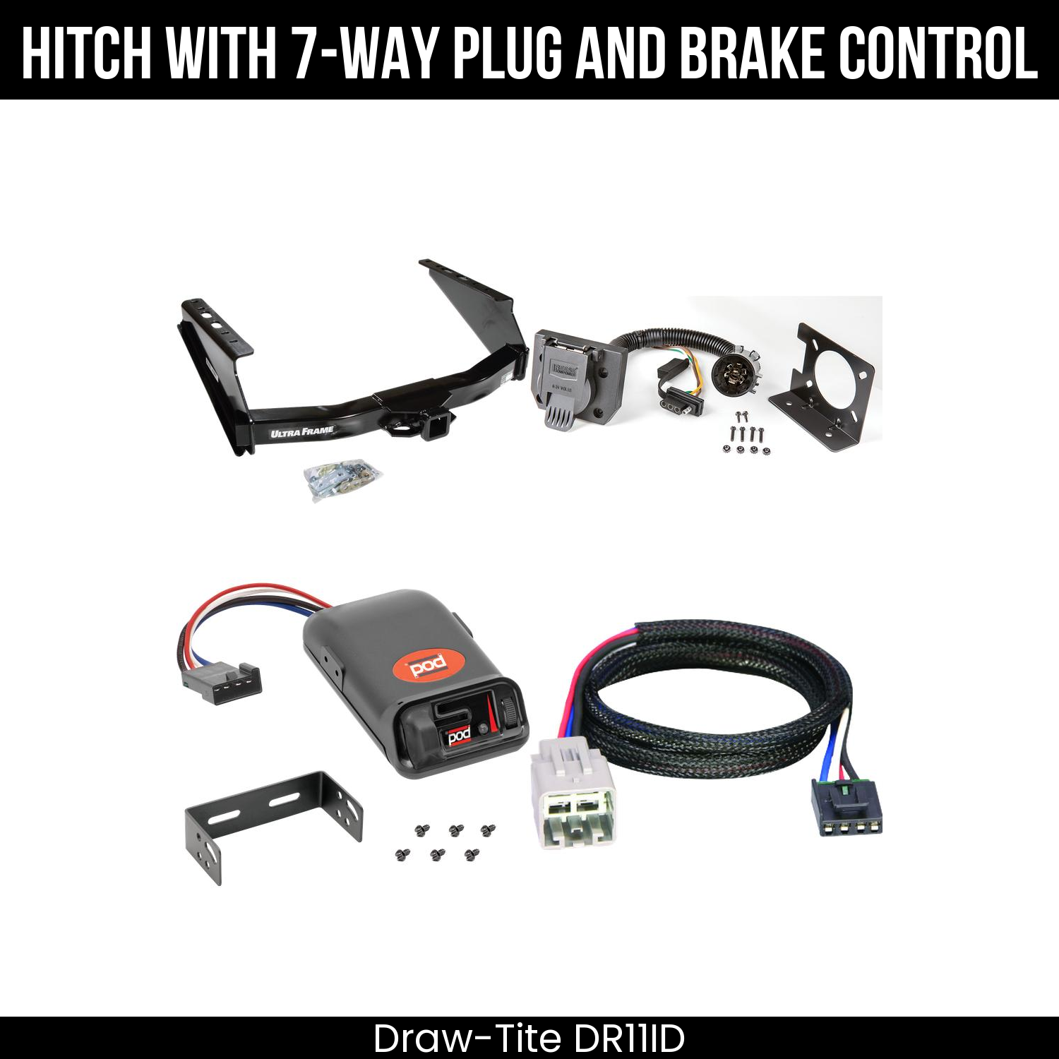 Trailer Hitch , 7-Way , Pro Series POD Brake Control