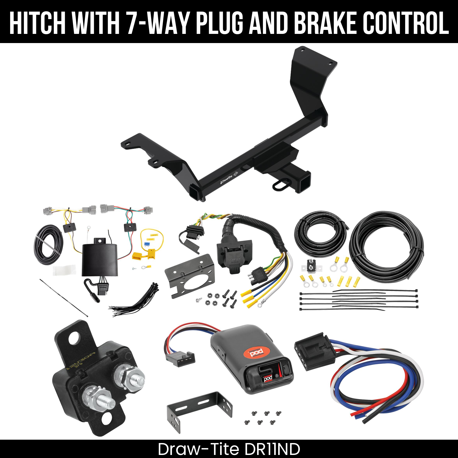 Trailer Hitch , 7-Way , Pro Series POD Brake Control
