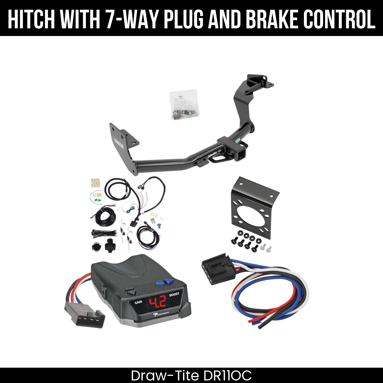 Trailer Hitch , 7-Way , Tekonsha Brake EVN Control