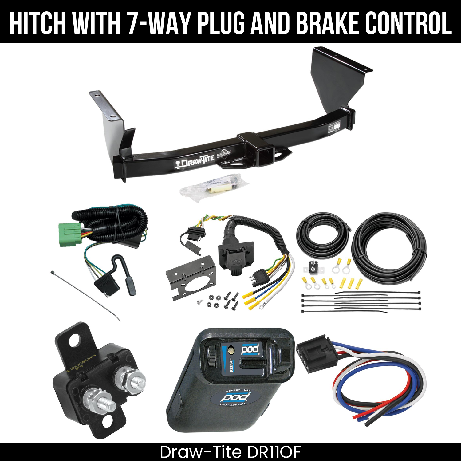 Trailer Hitch , 7-Way , Reese POD Brake Control