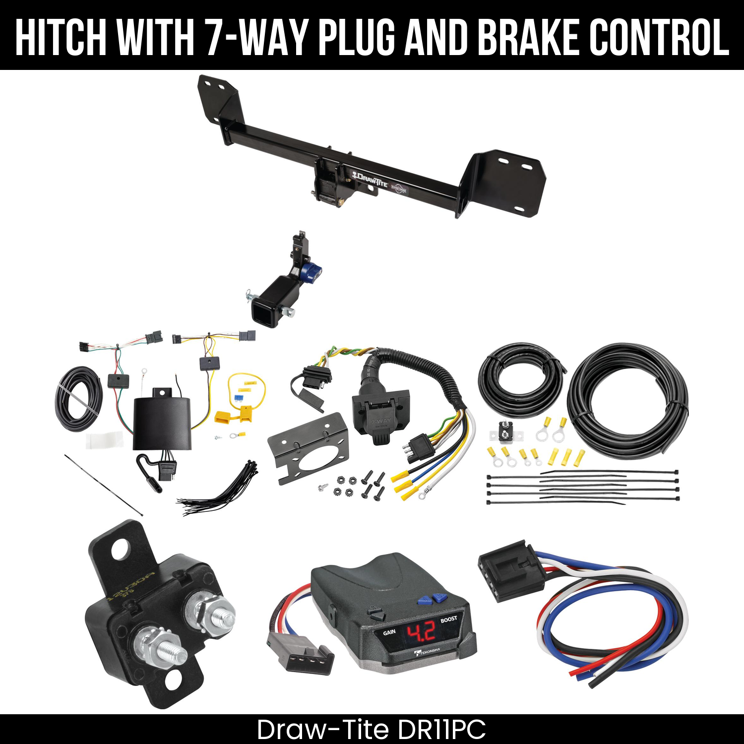 Trailer Hitch , 7-Way , Tekonsha Brake EVN Control