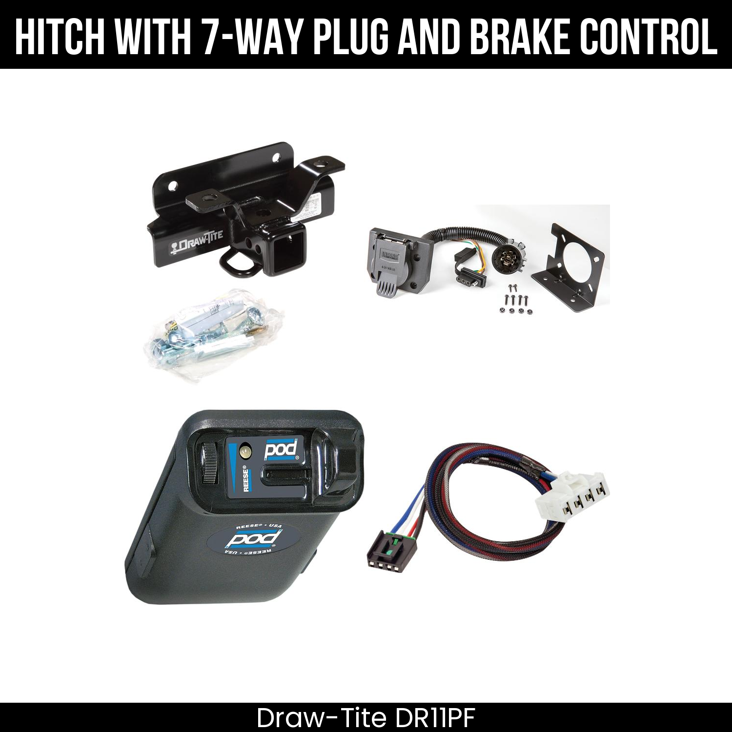 Trailer Hitch , 7-Way , Reese POD Brake Control