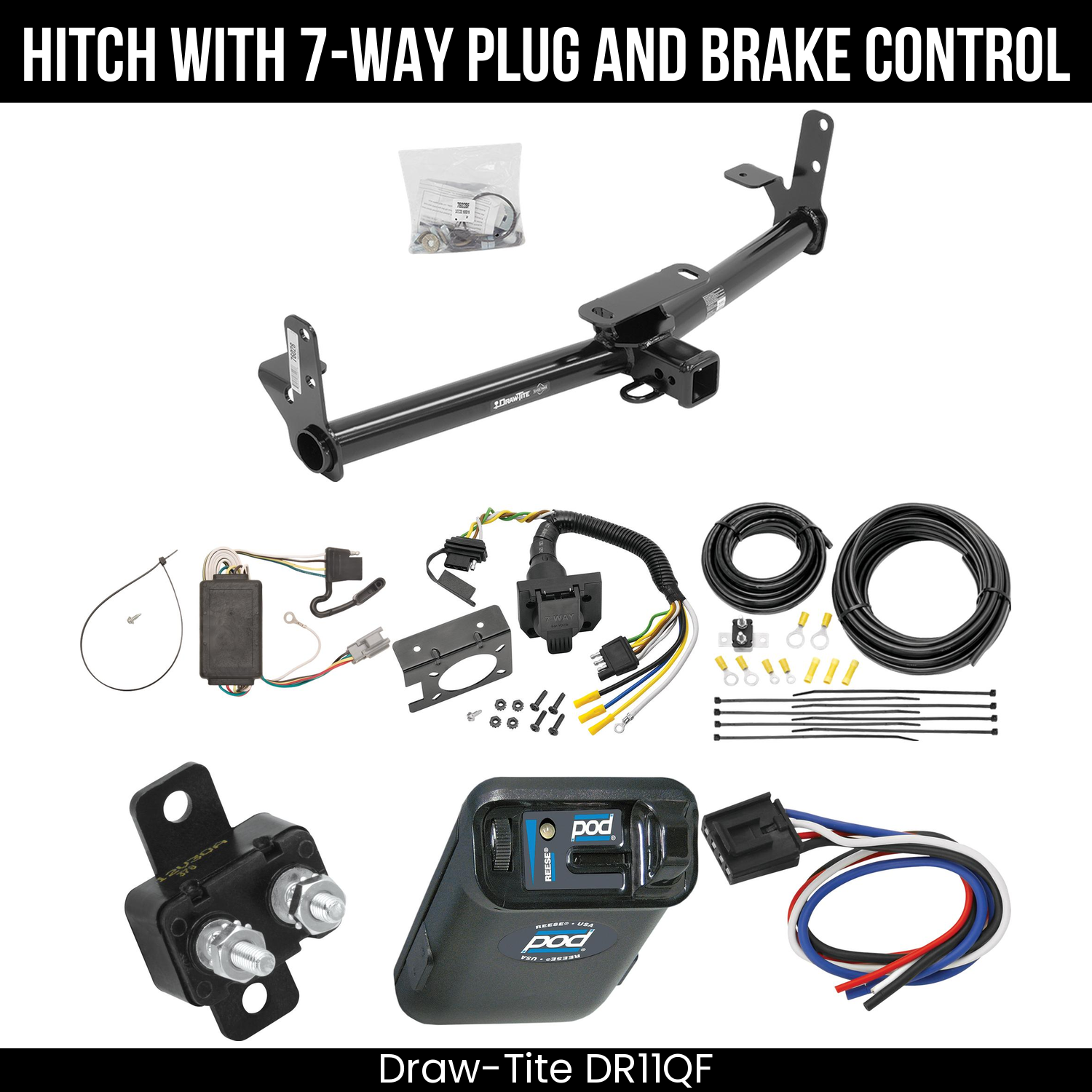 Trailer Hitch , 7-Way , Reese POD Brake Control