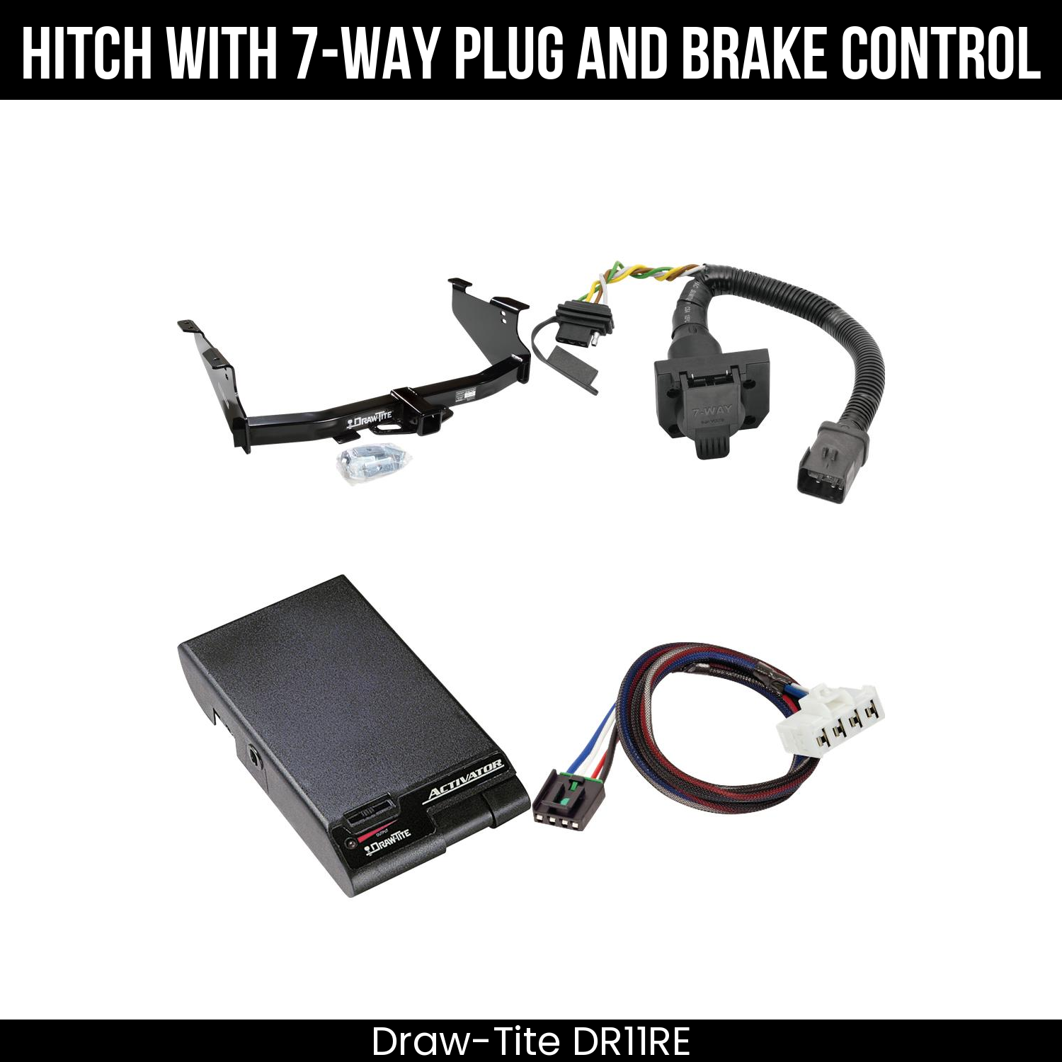 Trailer Hitch , 7-Way , Draw-Tite Activator Brake Control