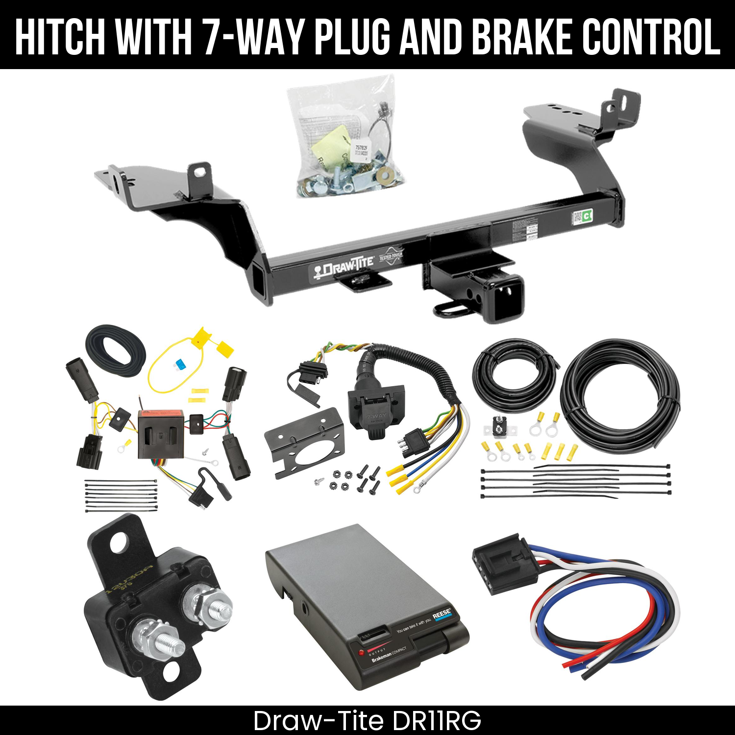 Trailer Hitch , 7-Way , Reese Brakeman Brake Control