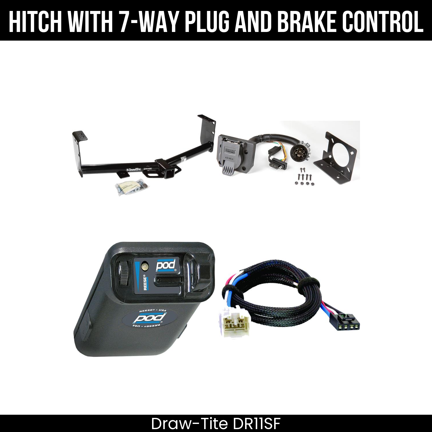 Trailer Hitch , 7-Way , Reese POD Brake Control