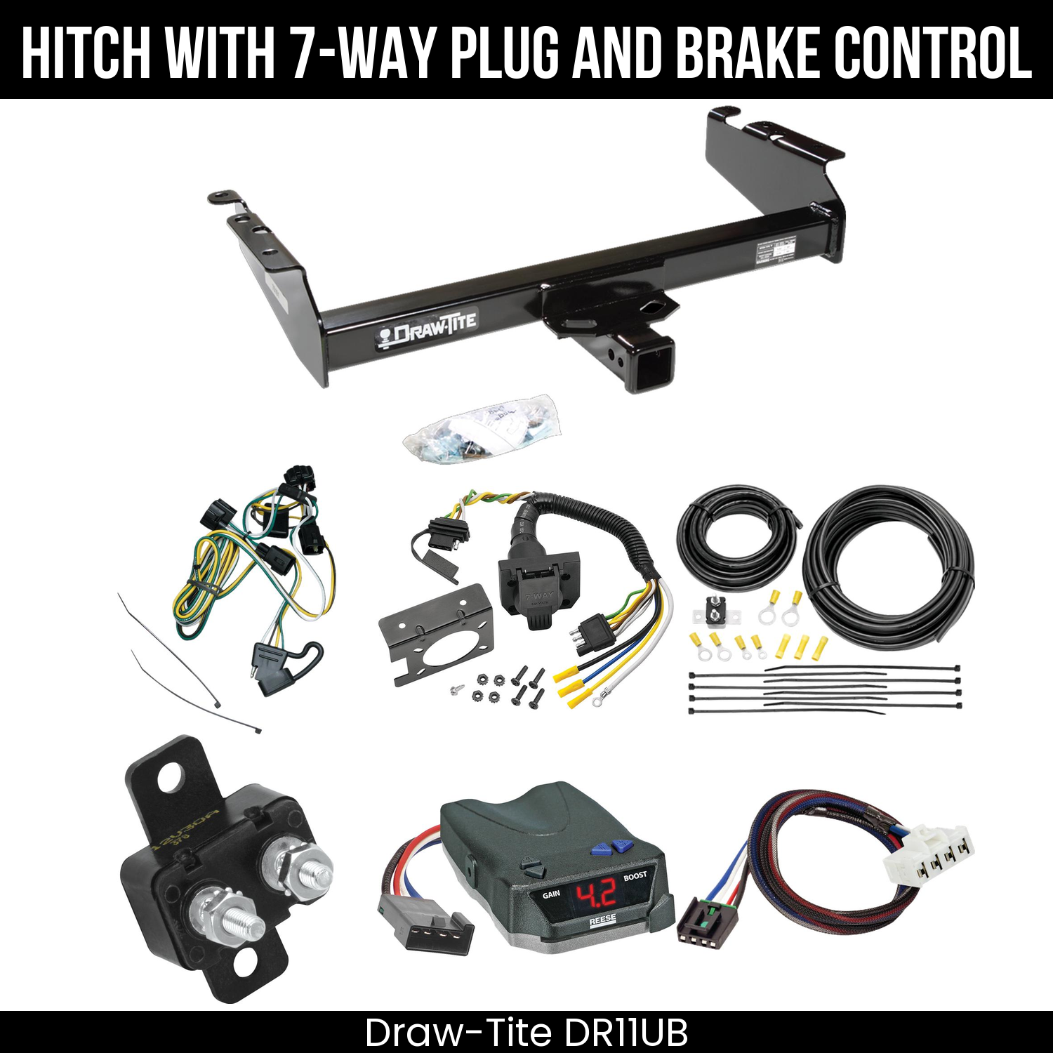 Trailer Hitch , 7-Way , Reese Brake EVN Control